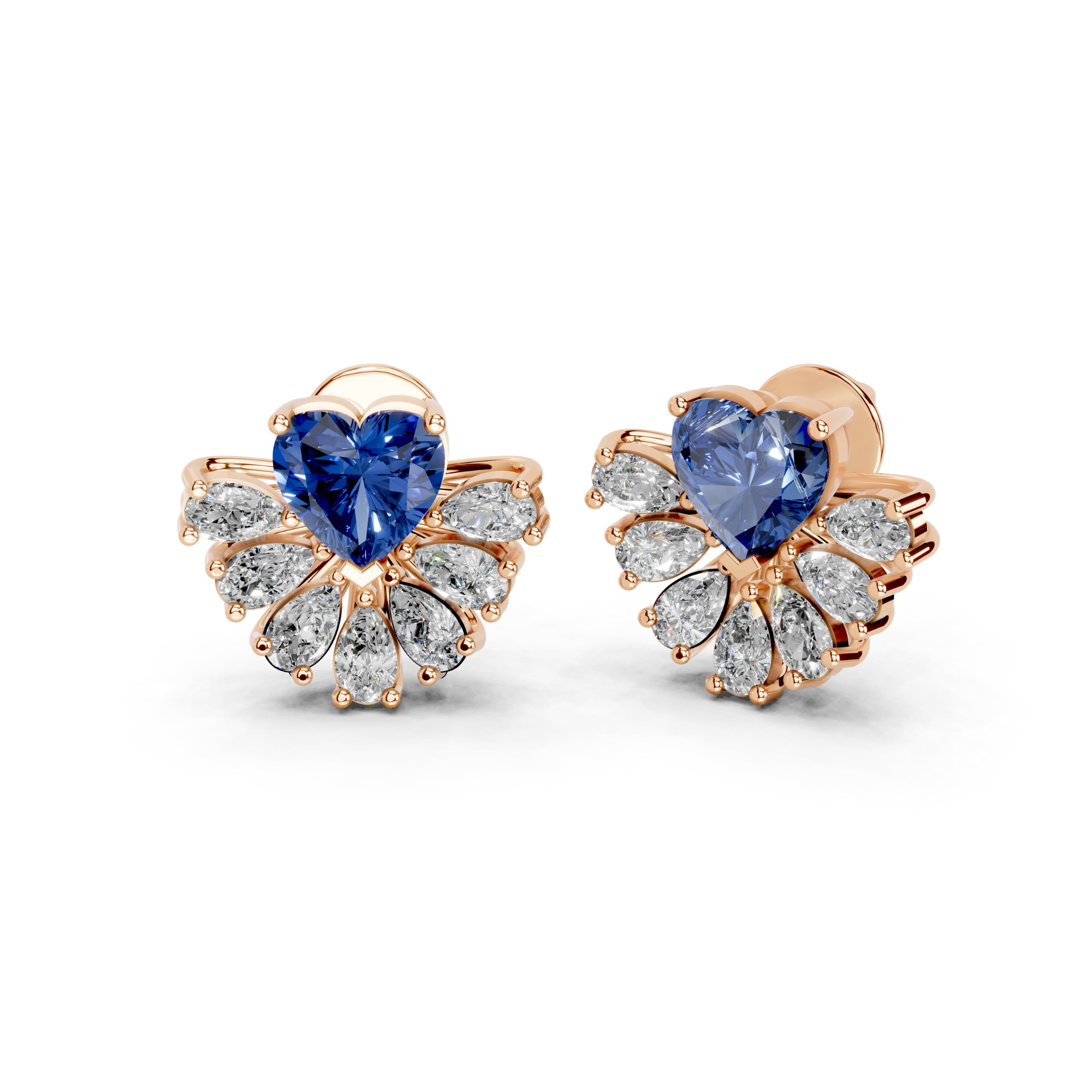Vintage Luxe: 2.5 CT Diamond Earrings