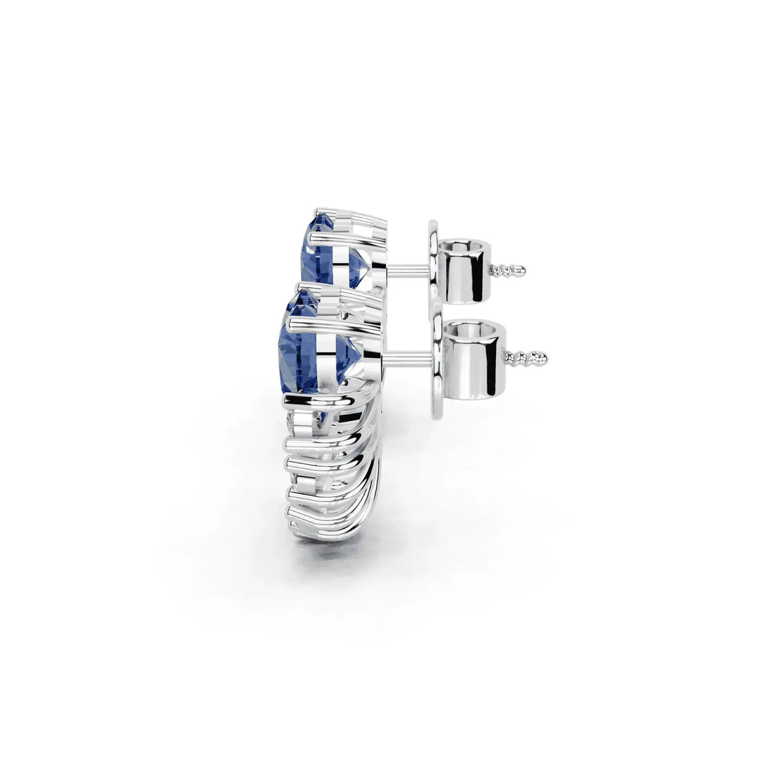 Vintage Luxe: 2.5 CT Diamond Earrings