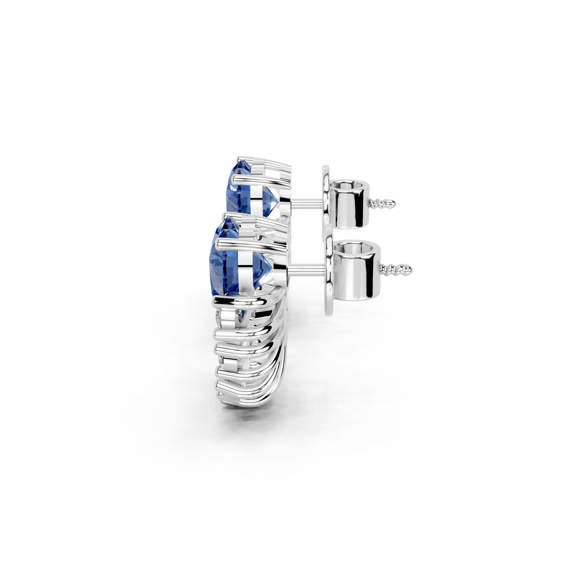 Vintage Luxe: 2.5 CT Diamond Earrings