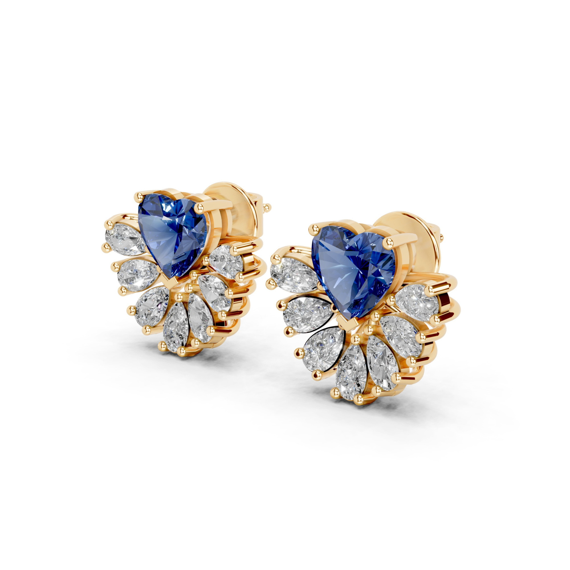 Vintage Luxe: 2.5 CT Diamond Earrings