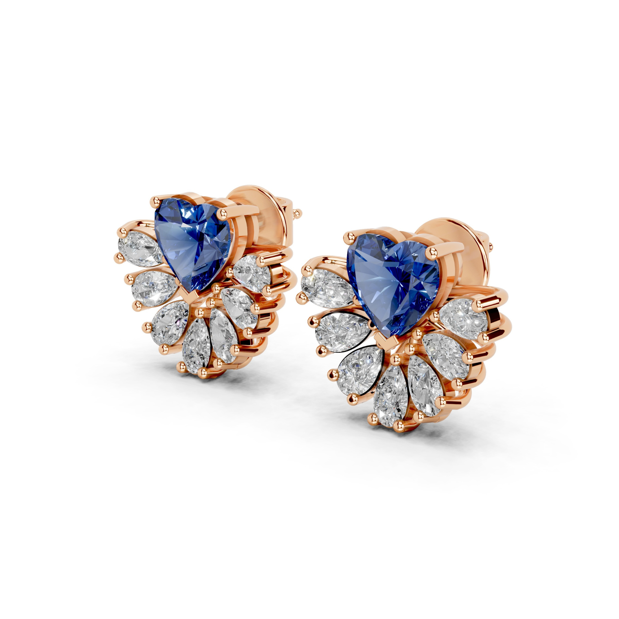 Vintage Luxe: 2.5 CT Diamond Earrings