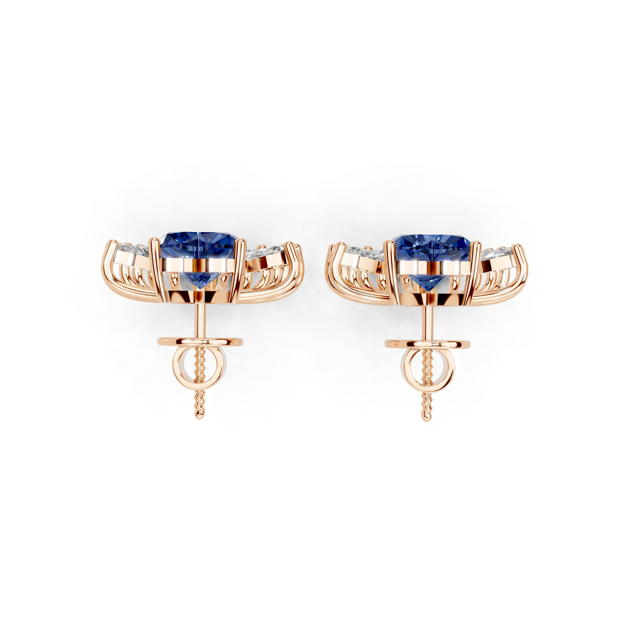 Vintage Luxe: 2.5 CT Diamond Earrings