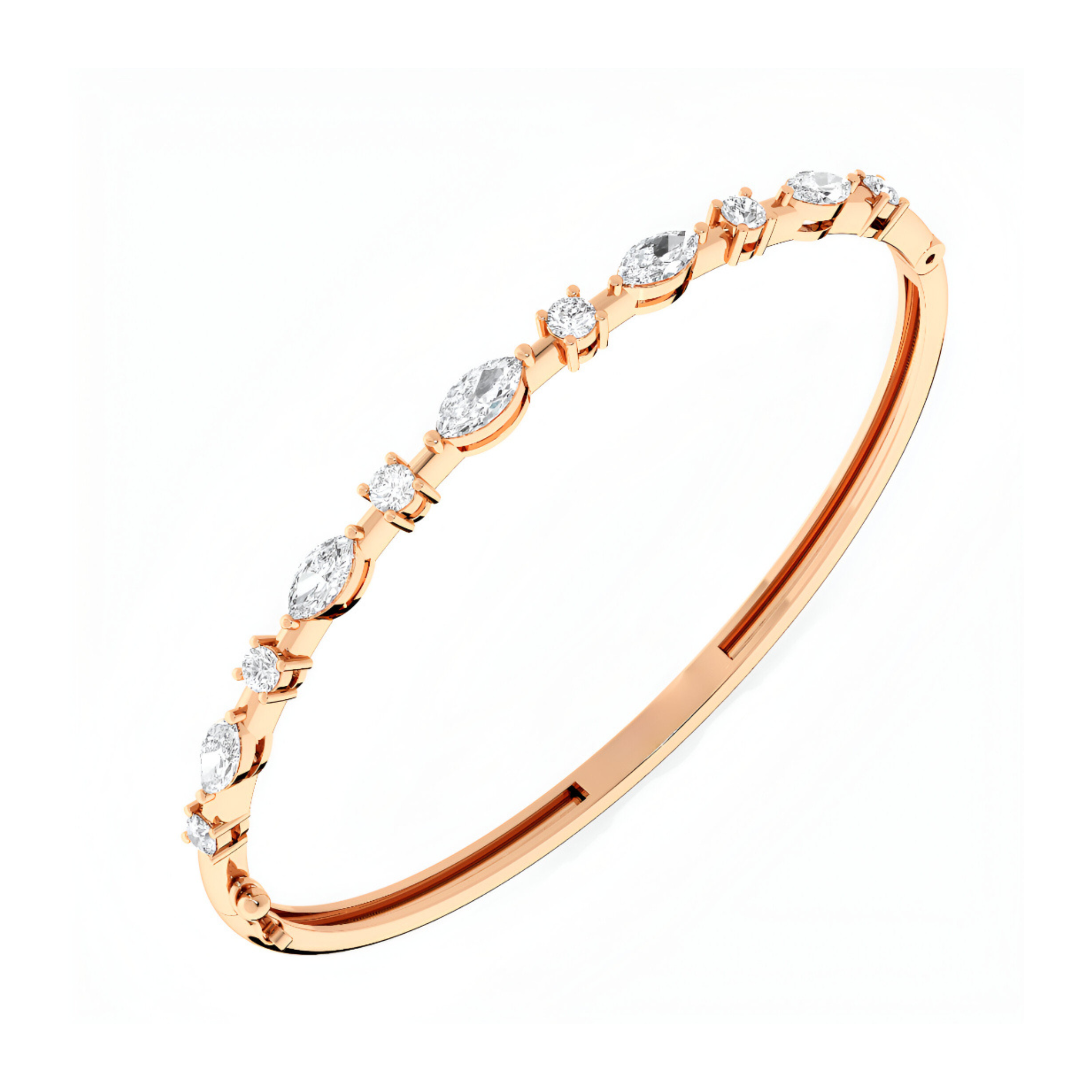 Princess Tiara Diamond Bracelet