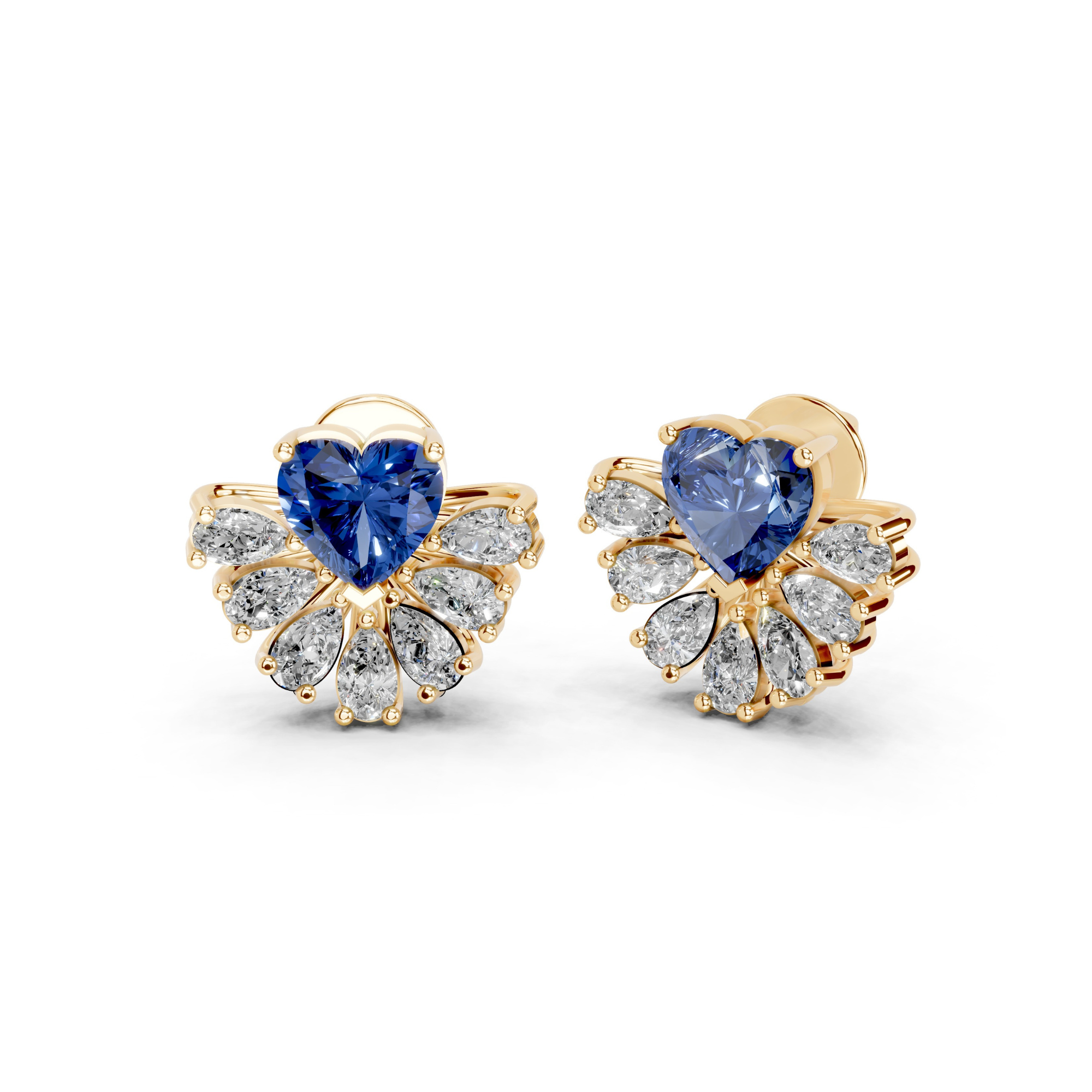 Vintage Luxe: 2.5 CT Diamond Earrings