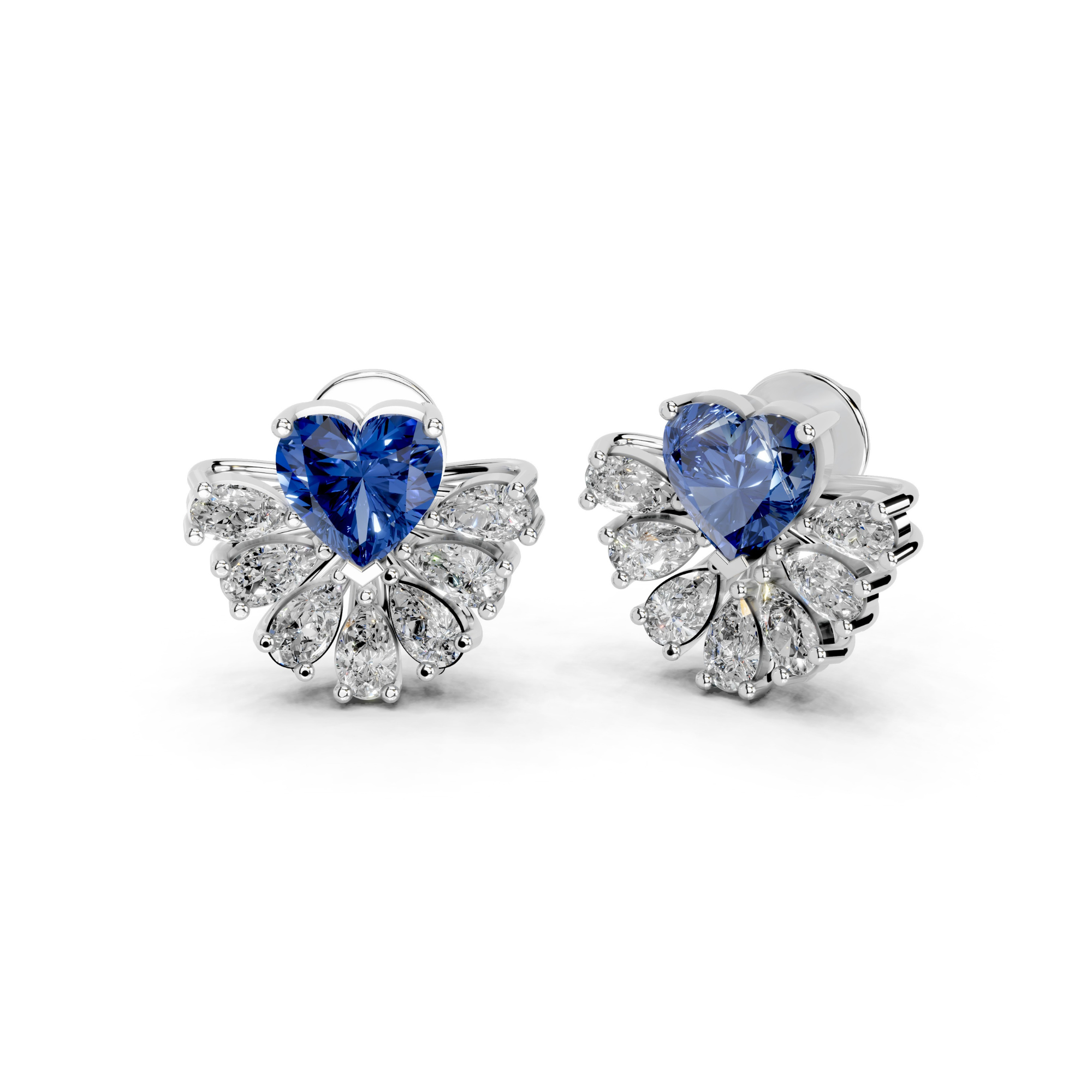 Vintage Luxe: 2.5 CT Diamond Earrings