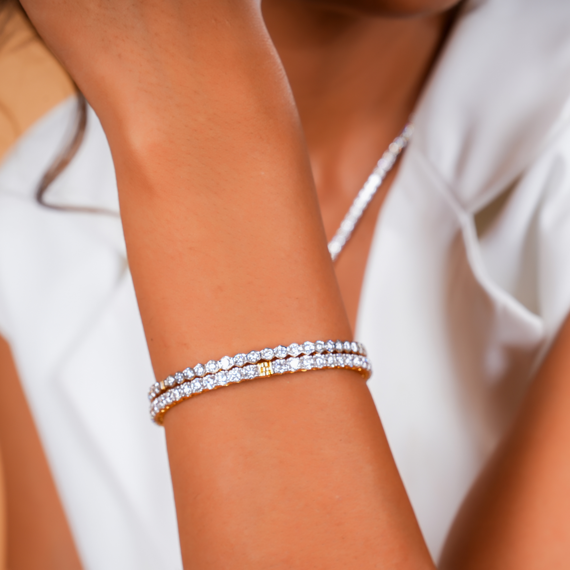 Taj Luster Diamond Bangle