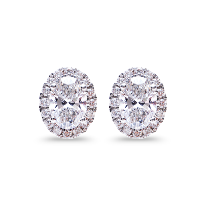 1 CT Luxe Radiant Solitaire Studs