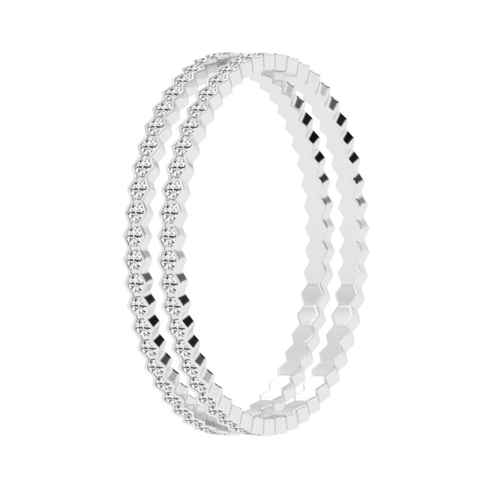 Taj Luster Diamond Bangle