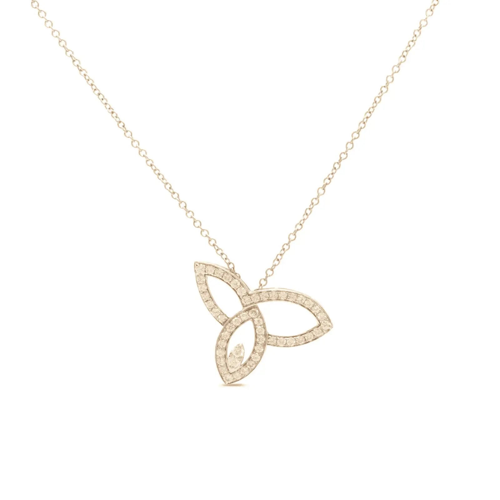 Divine Trifolio Diamond Pendant