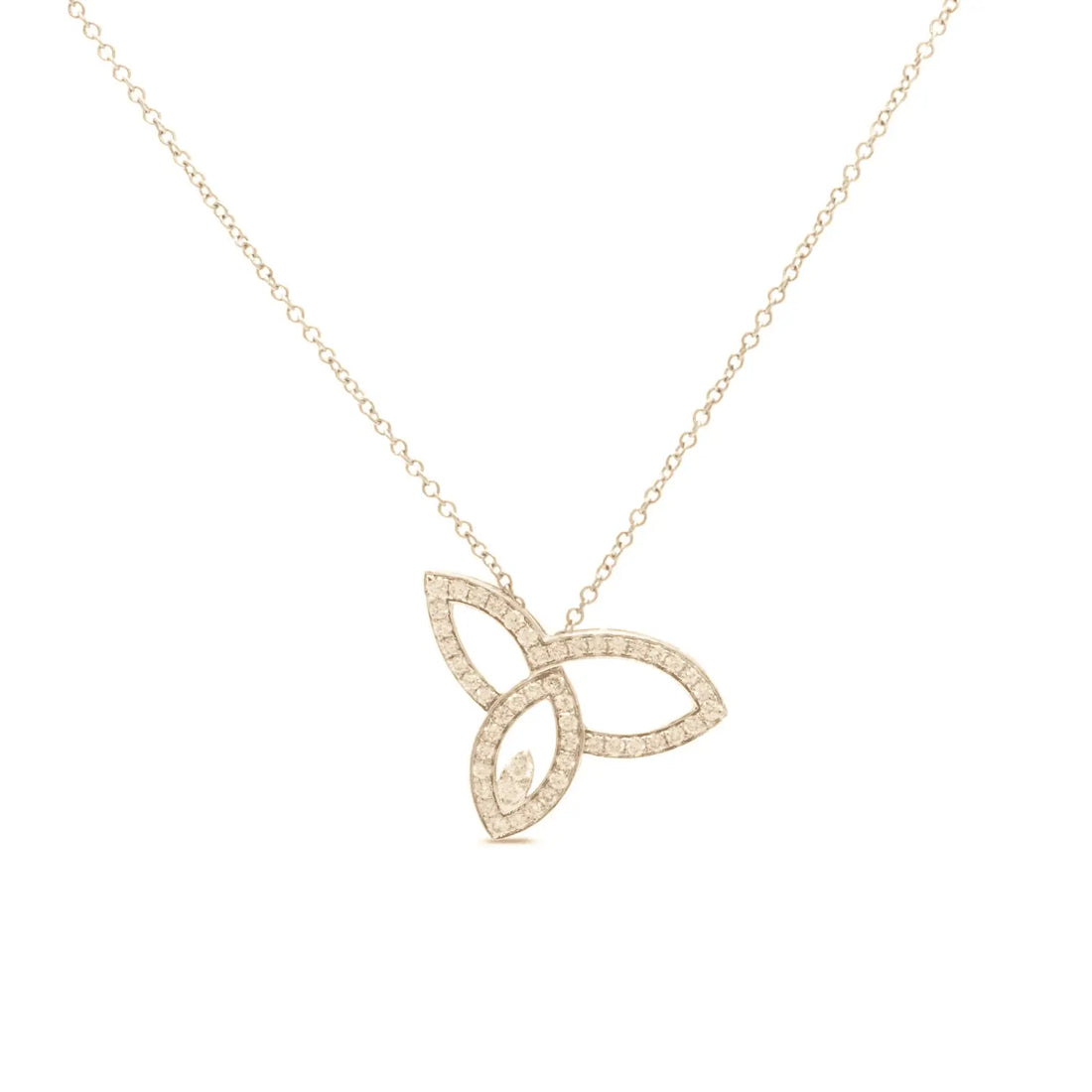 Divine Trifolio Diamond Pendant