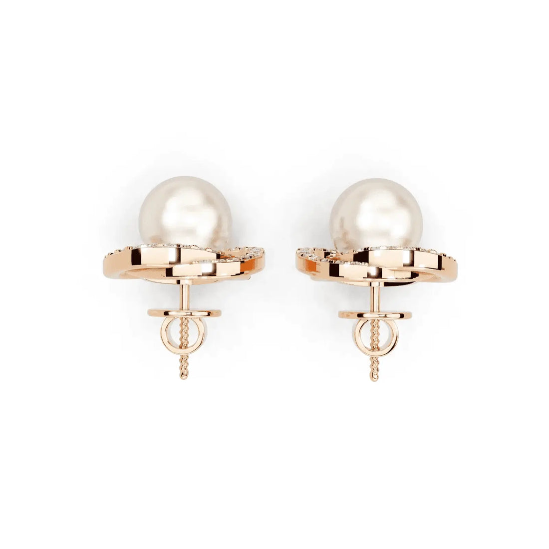 Neptune's Pearl Diamond Earrings