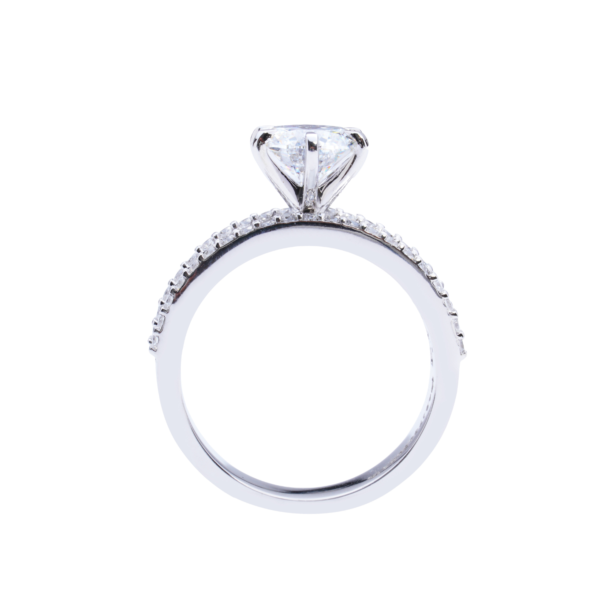 1.5 CT Astral Round Engagement Ring