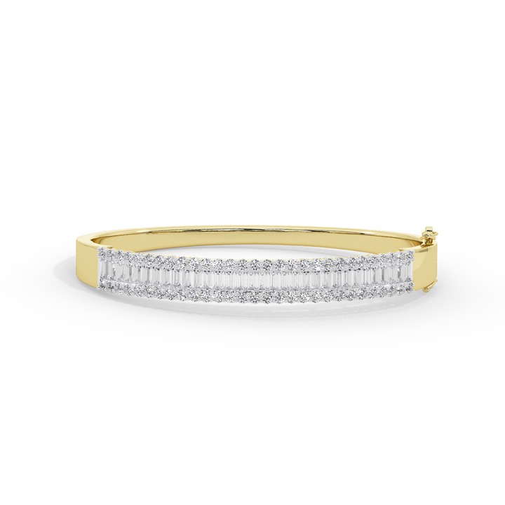Baguette Symphony Diamond Bracelet