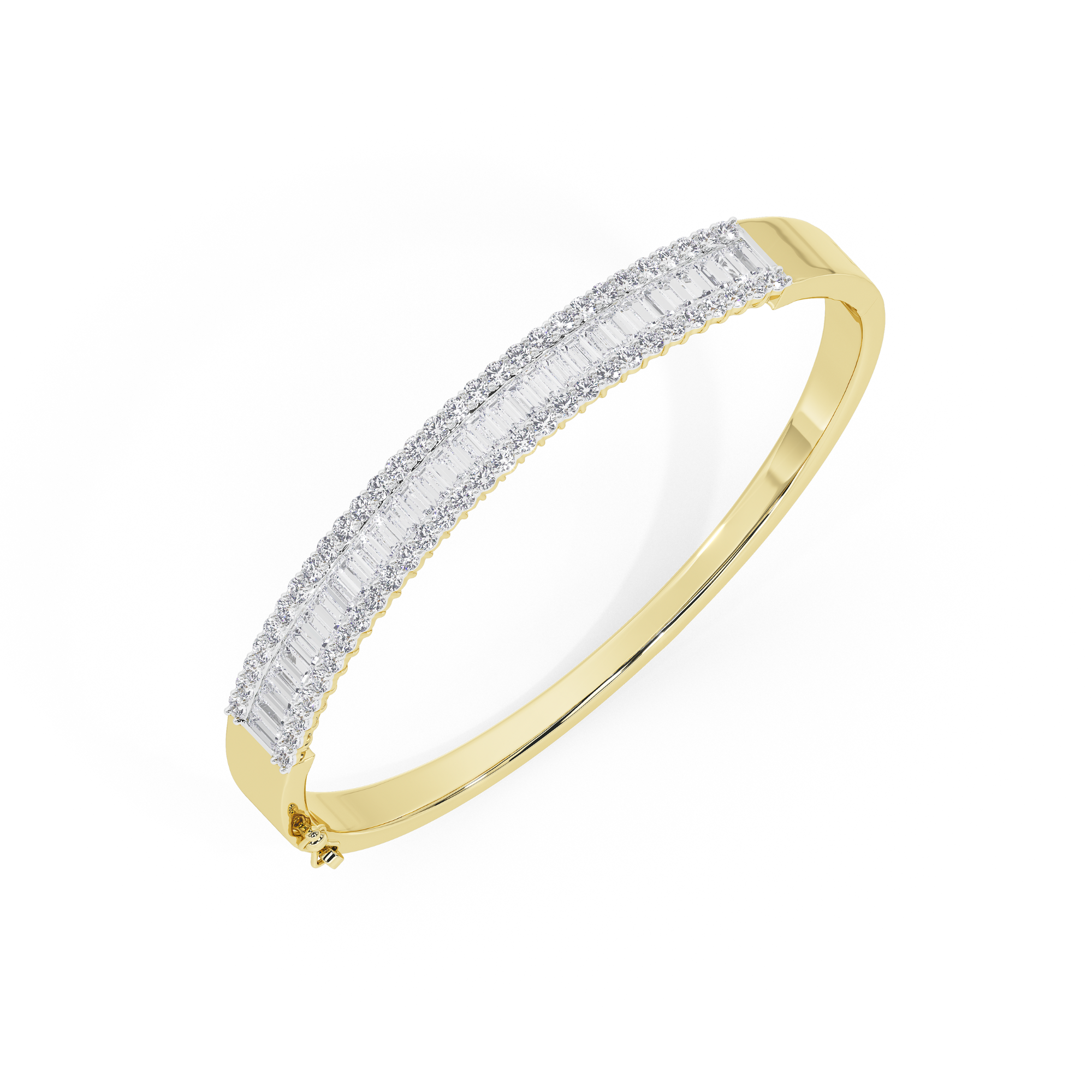 Baguette Symphony Diamond Bracelet