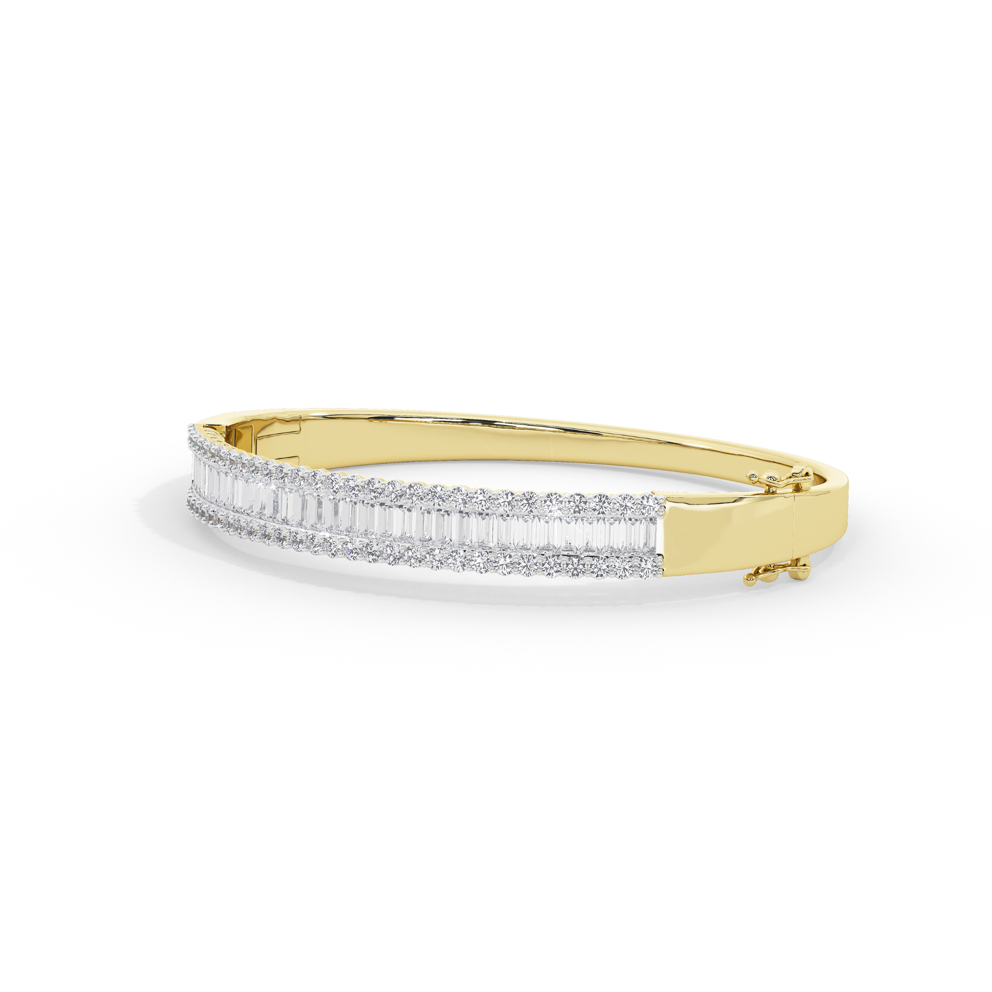 Baguette Symphony Diamond Bracelet