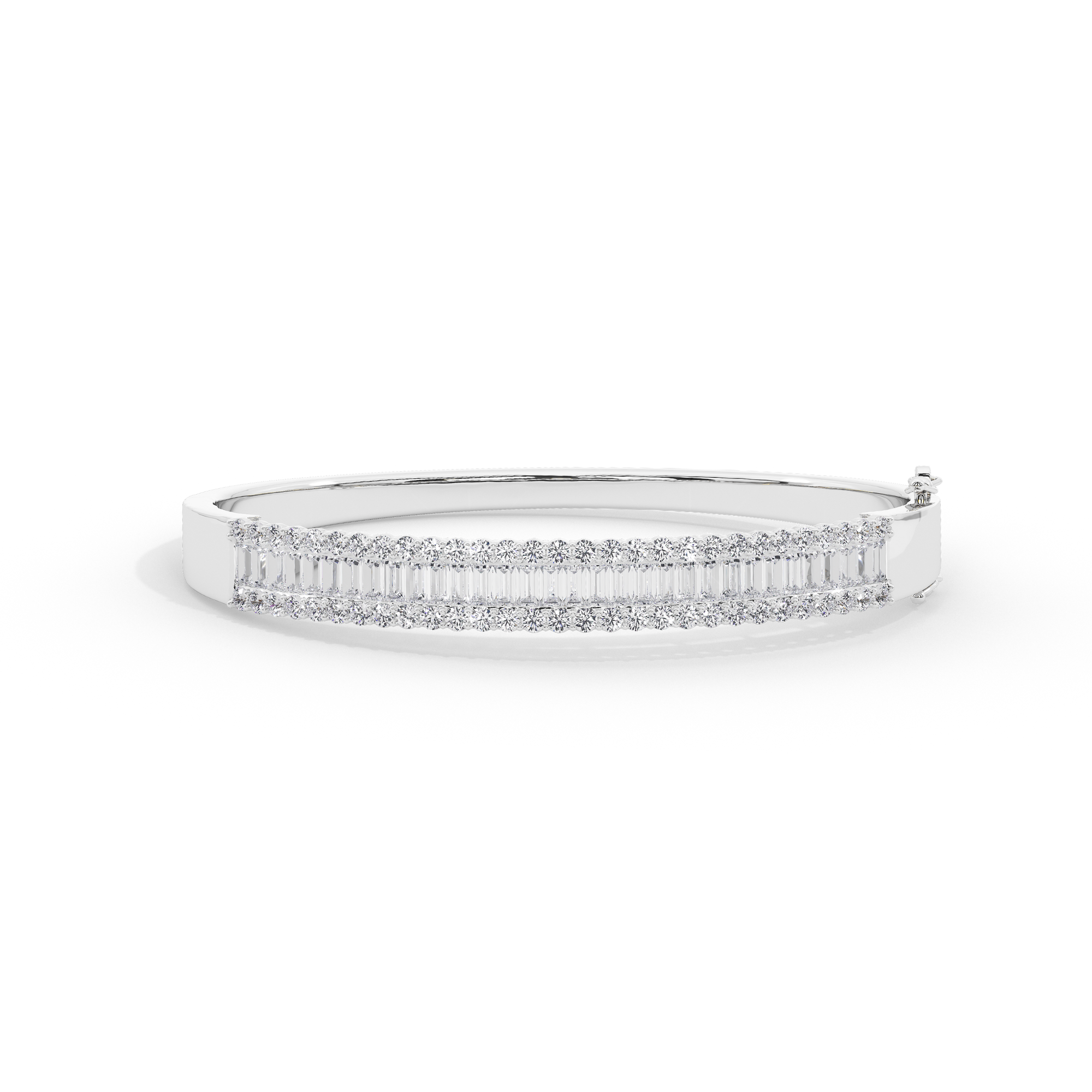Baguette Symphony Diamond Bracelet