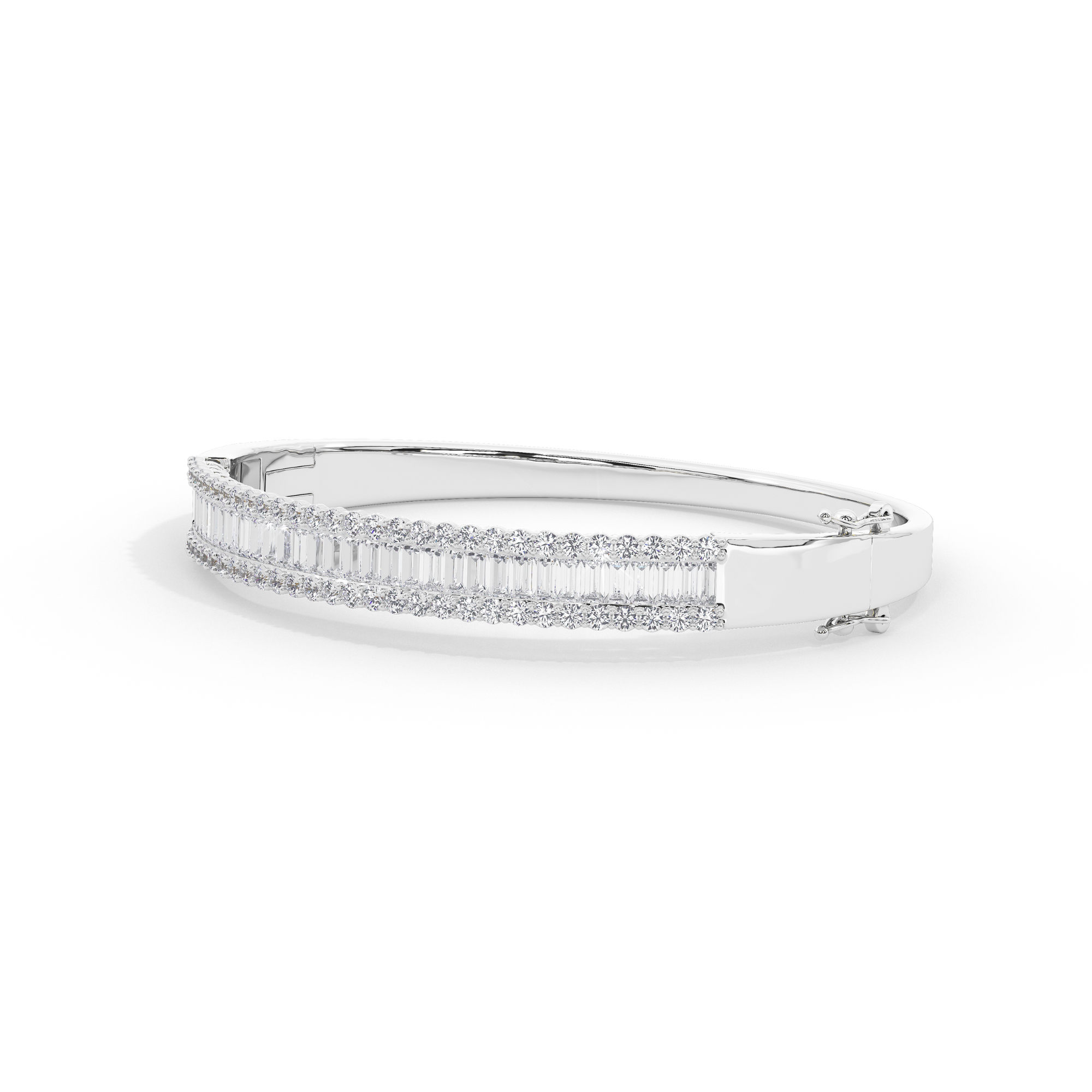Baguette Symphony Diamond Bracelet