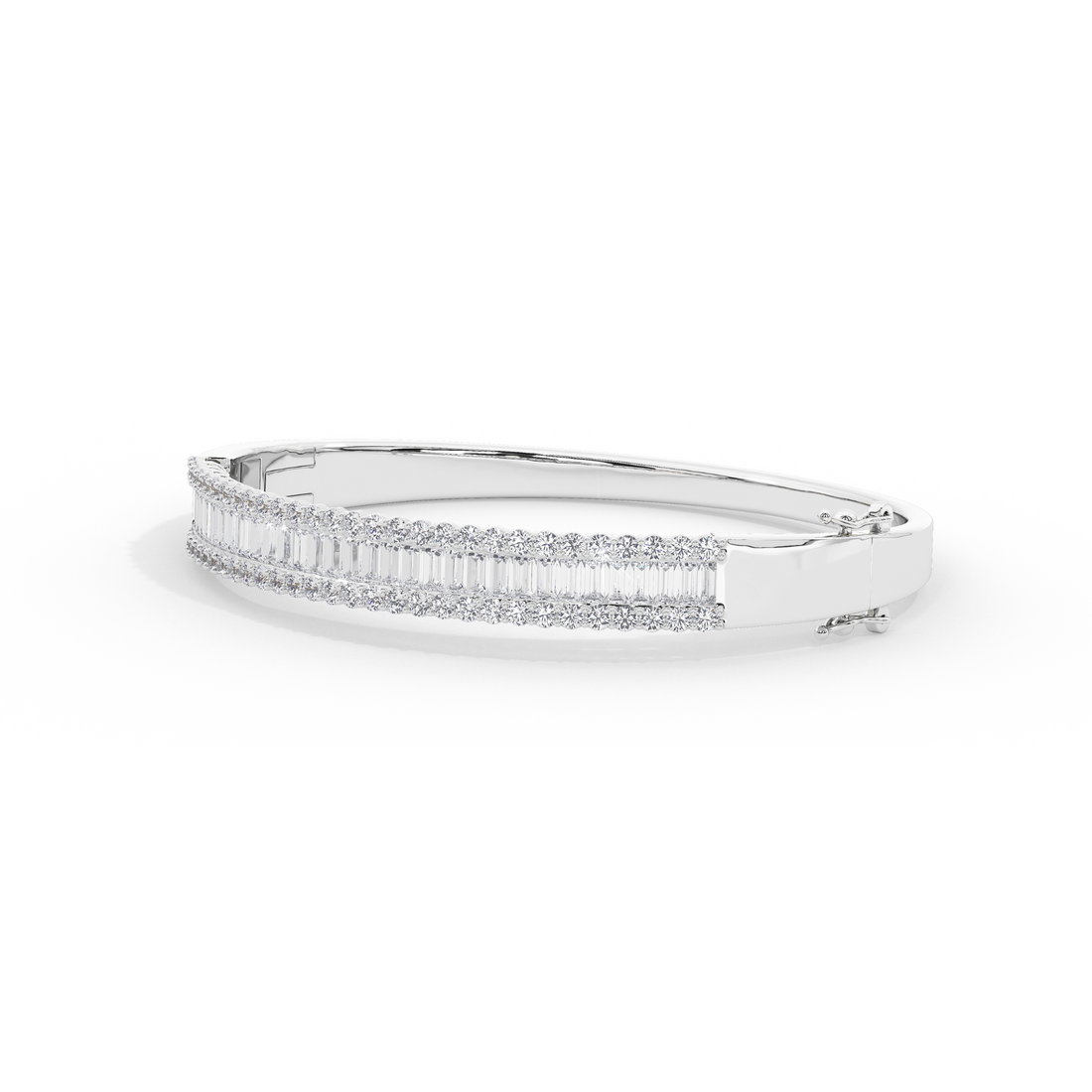 Baguette Symphony Diamond Bracelet