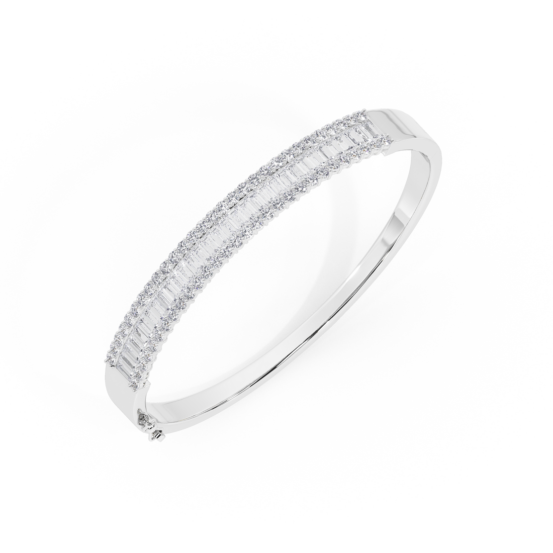 Baguette Symphony Diamond Bracelet