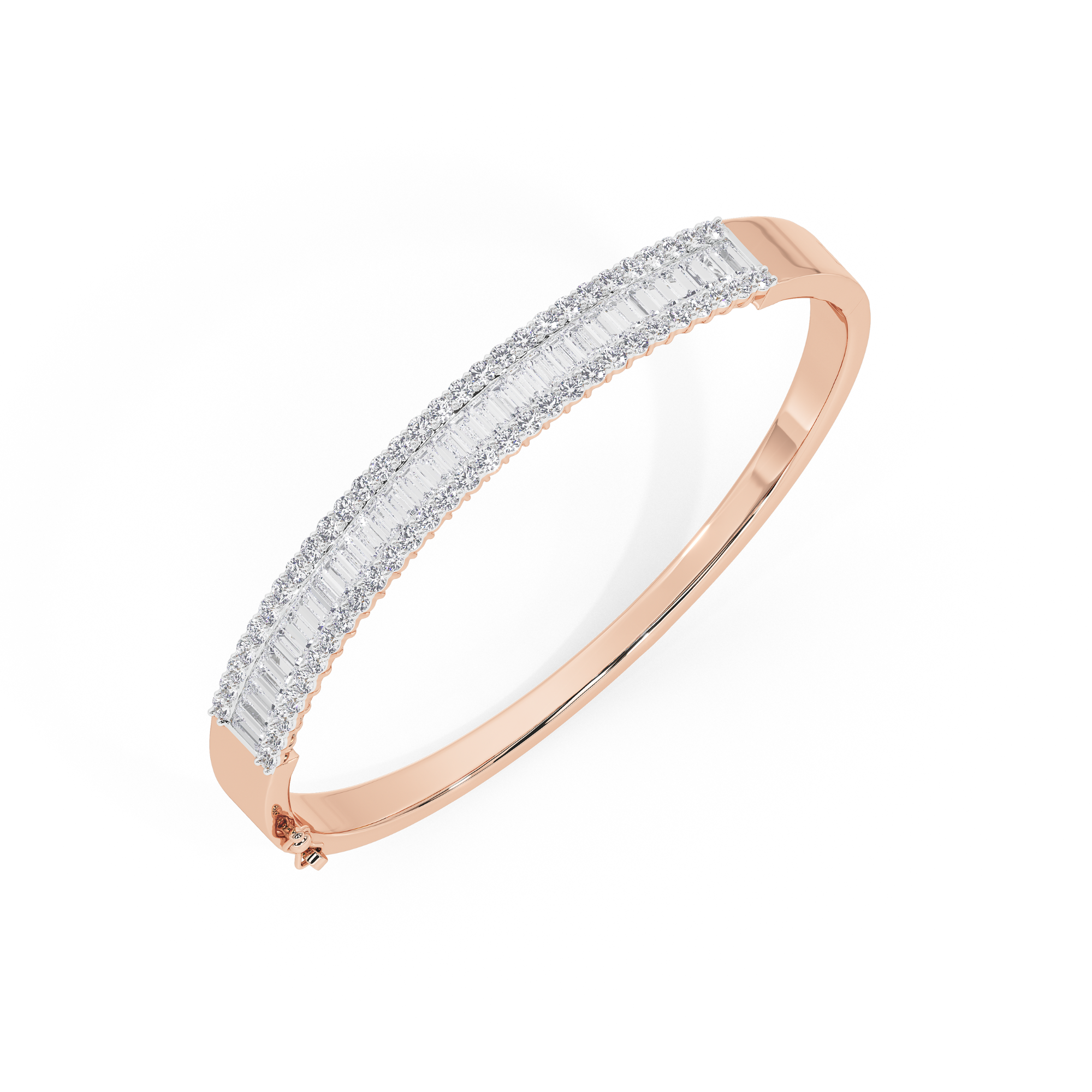 Baguette Symphony Diamond Bracelet