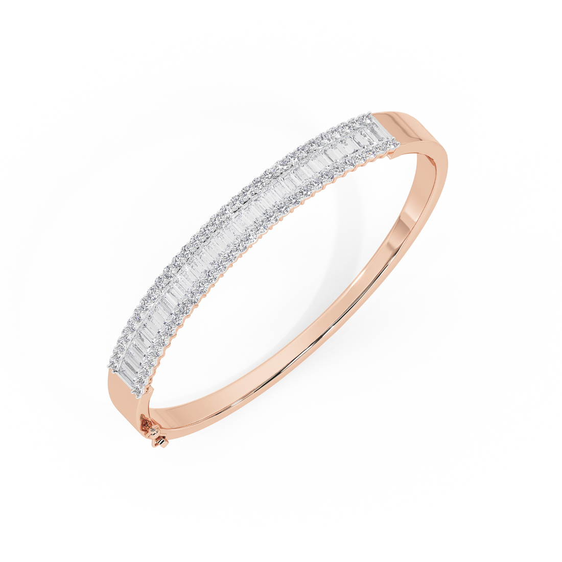 Baguette Symphony Diamond Bracelet