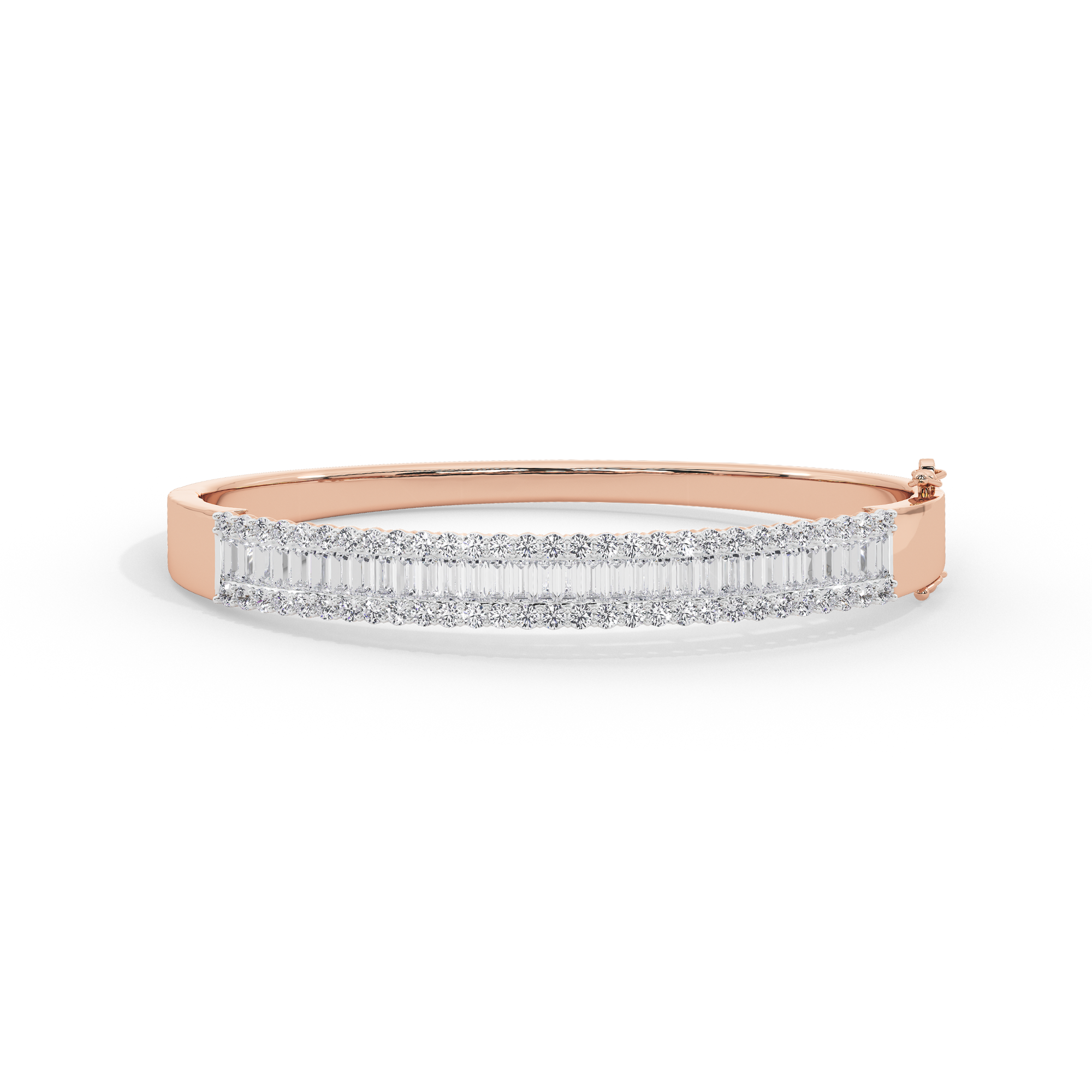 Baguette Symphony Diamond Bracelet