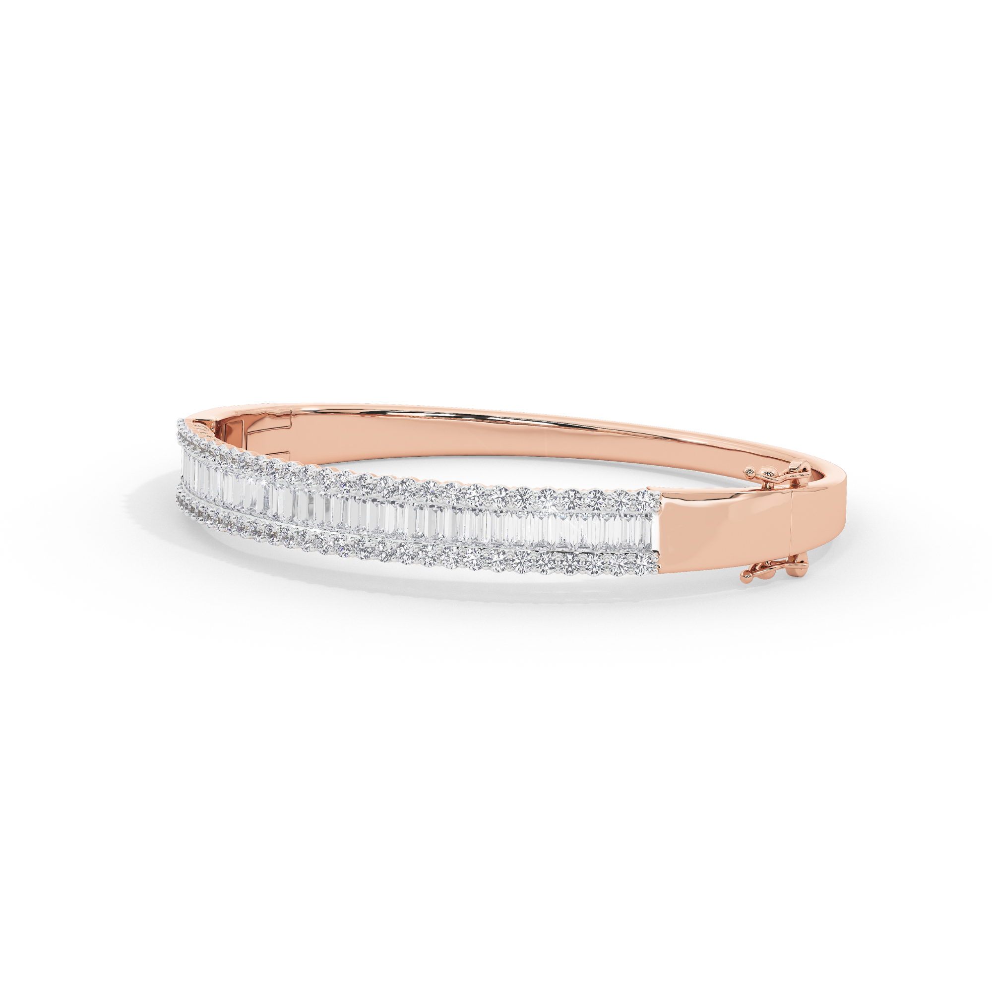 Baguette Symphony Diamond Bracelet