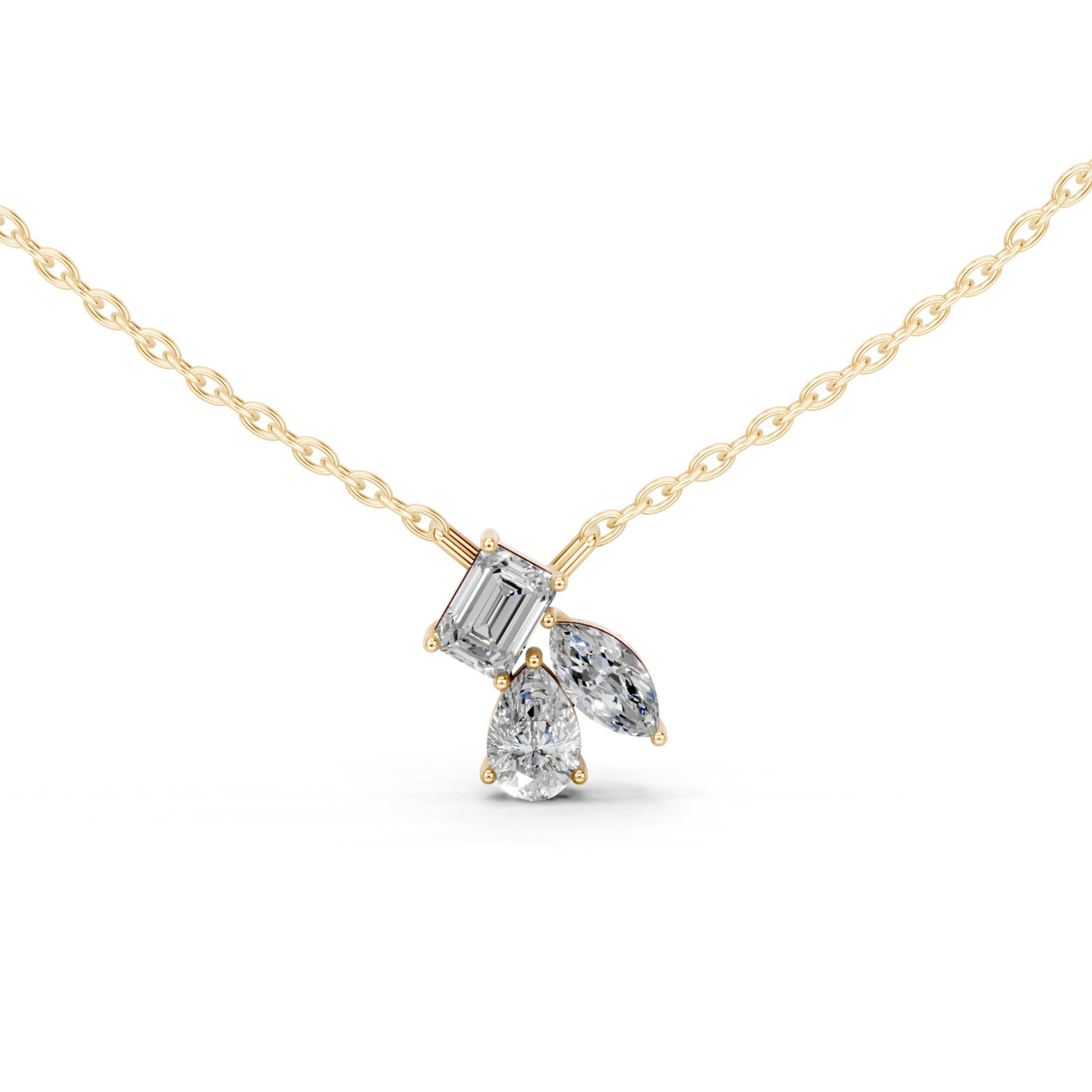 3.3 CT Trio Nova Diamond Pendant