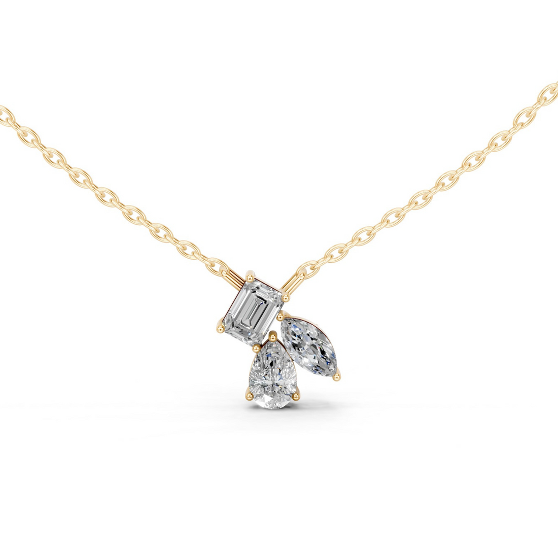 Trio Nova Diamond Pendant