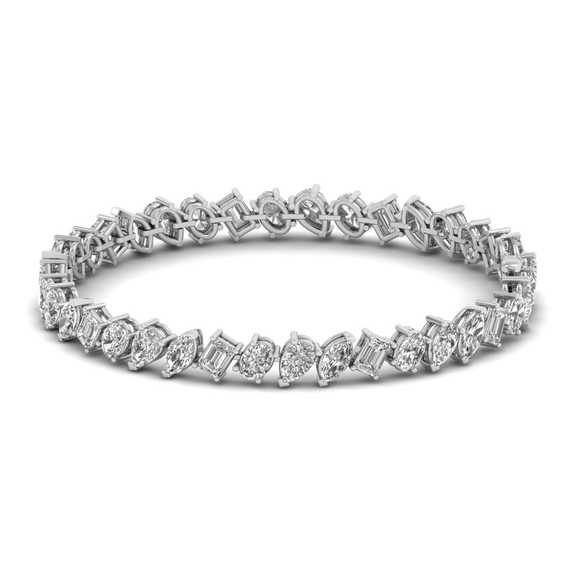 Starlit Elegance Tennis Bracelet