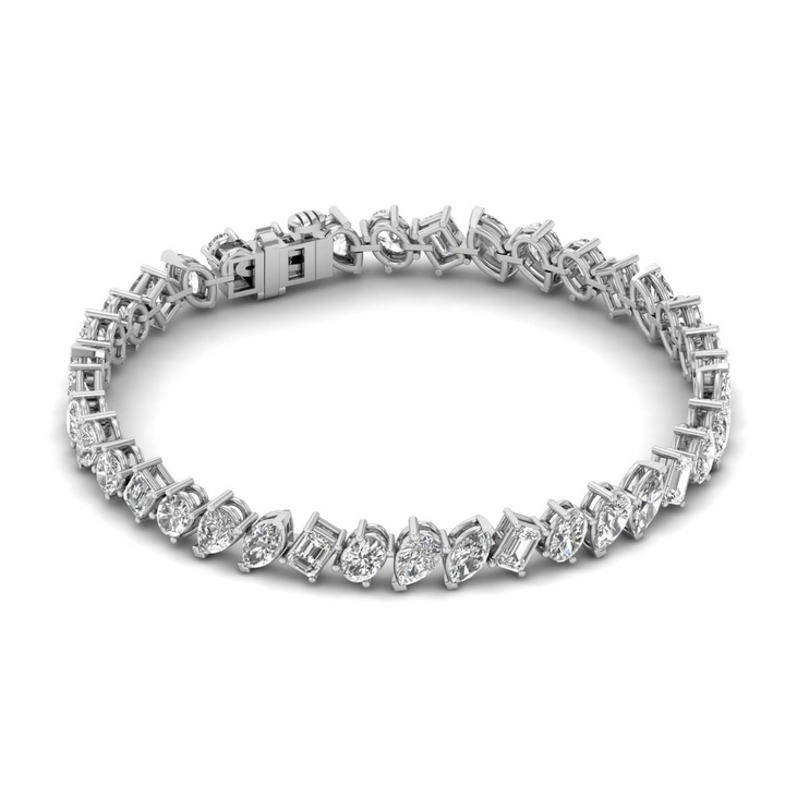 Starlit Elegance Tennis Bracelet