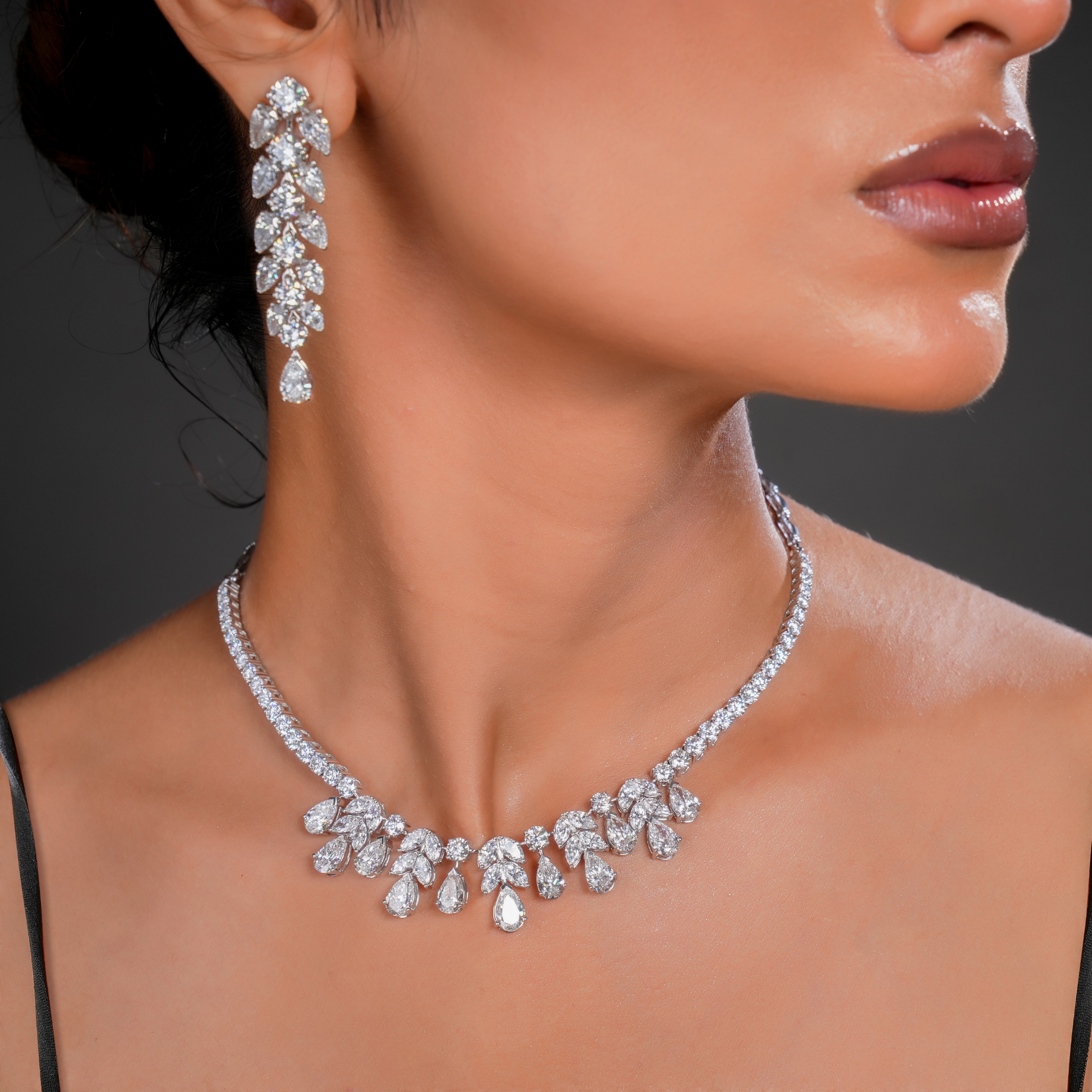 Verdant Charm Diamond Necklace