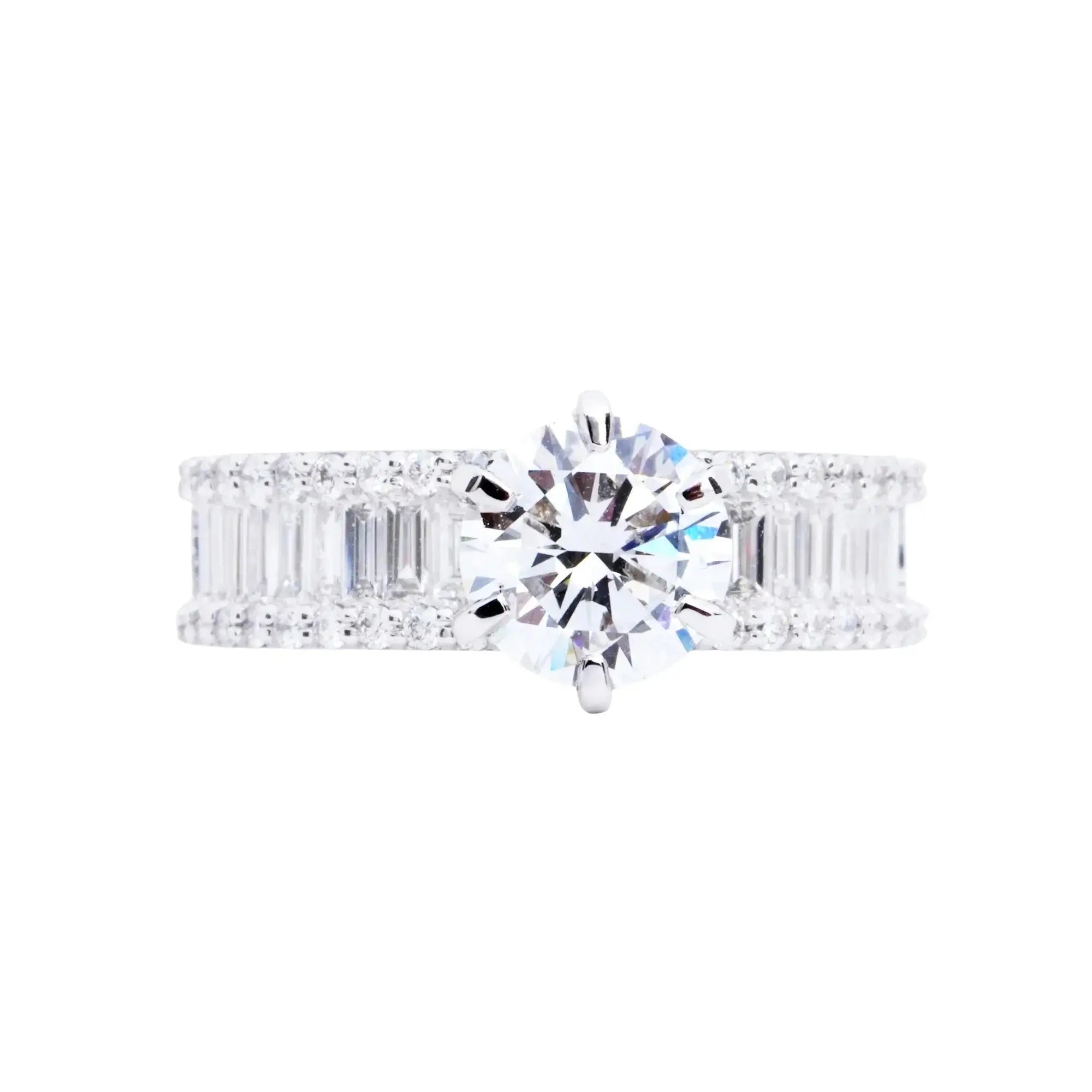 1.5 CT Astral Round Engagement Ring