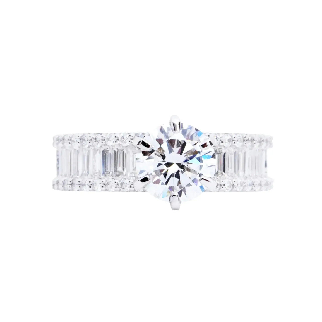 1.5 CT Astral Round Engagement Ring