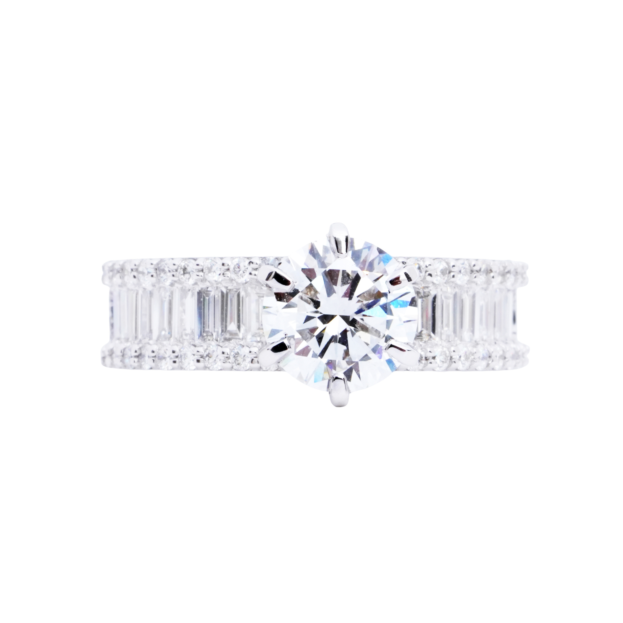 1.5 CT Astral Round Engagement Ring