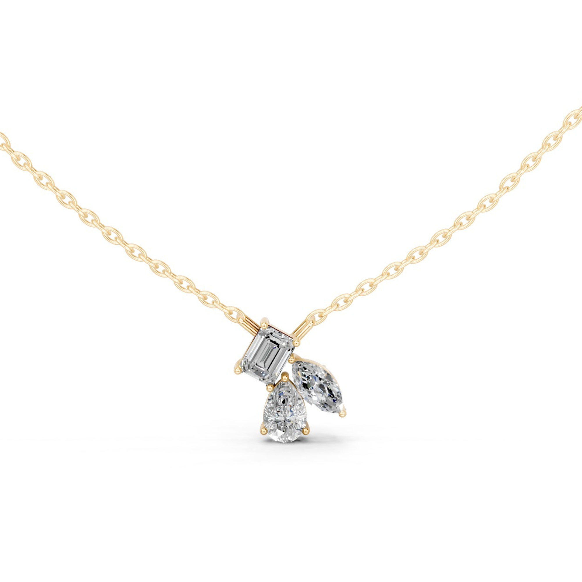 3.3 CT Trio Nova Diamond Pendant