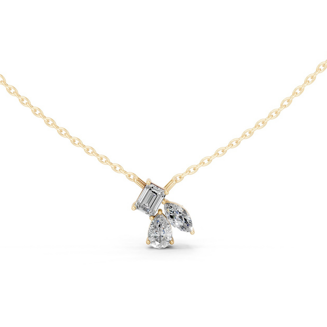 Trio Nova Diamond Pendant