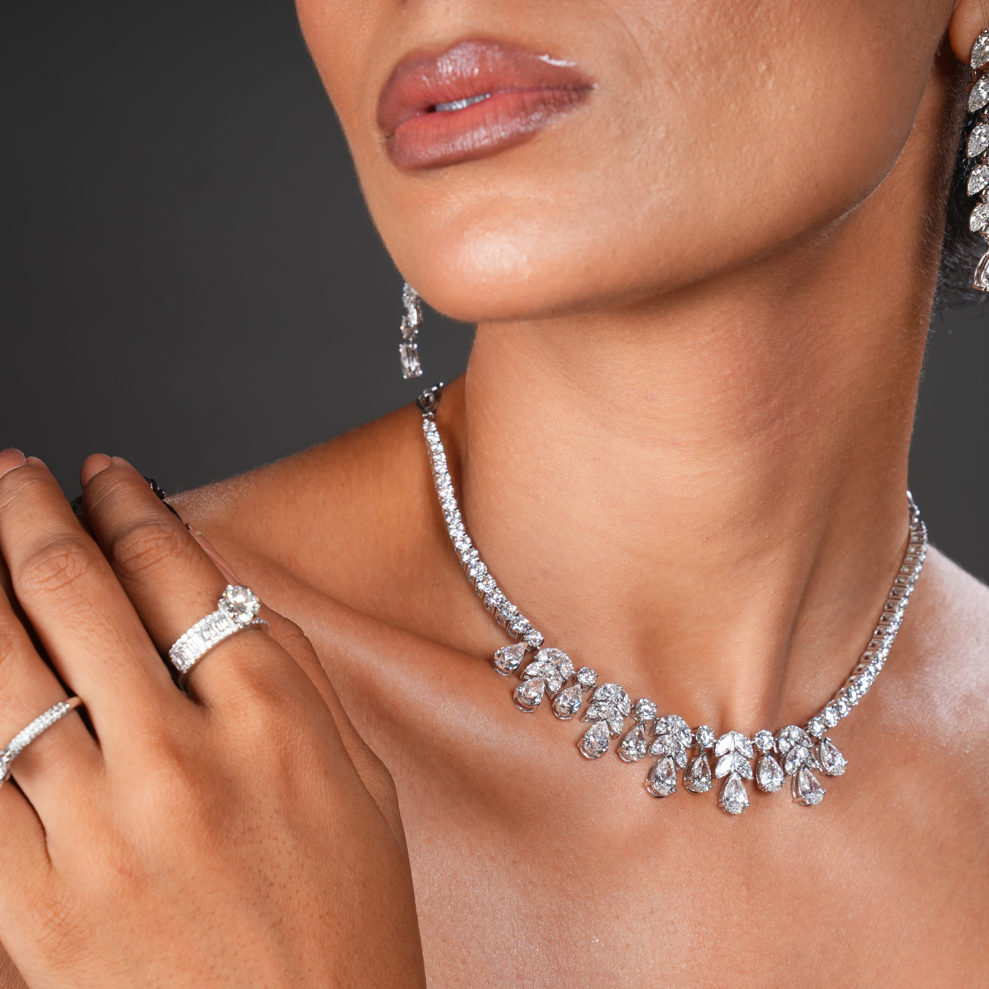 Verdant Charm Diamond Necklace