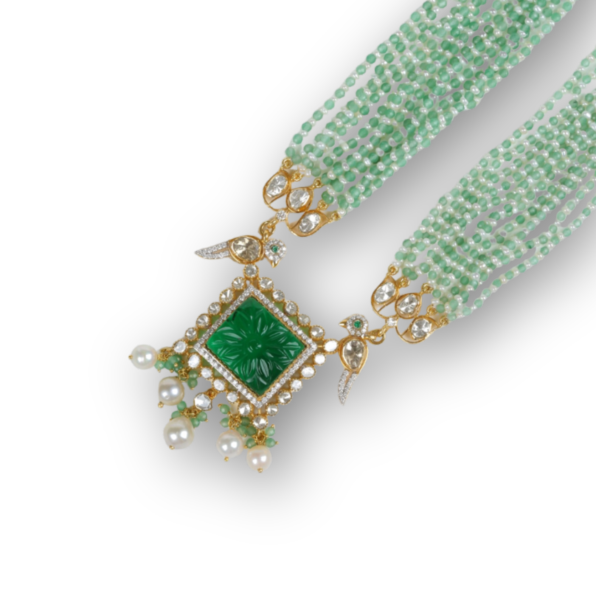 Mandakini Lab Grown Polki Necklace