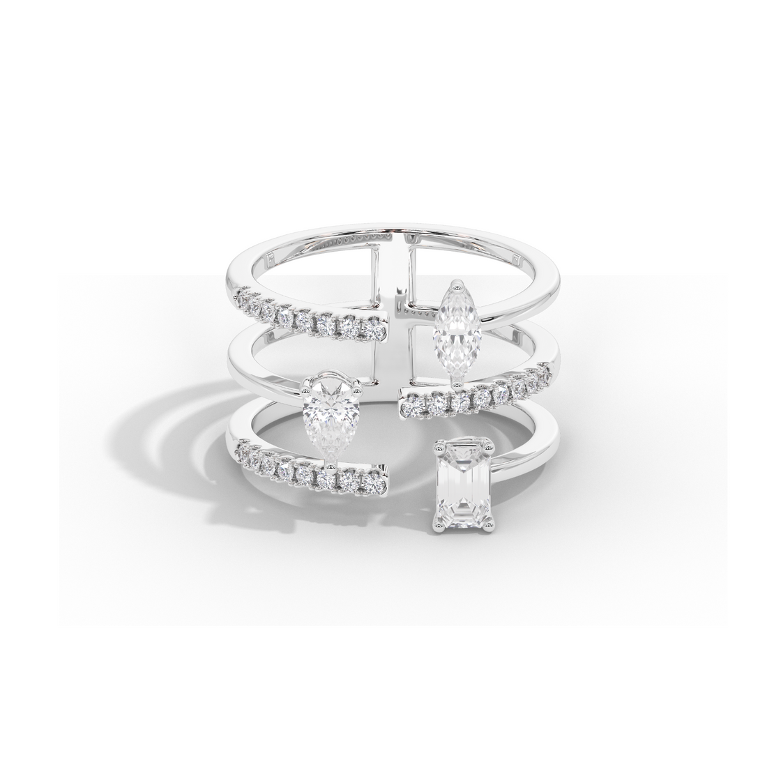Trium Magna Diamond Ring