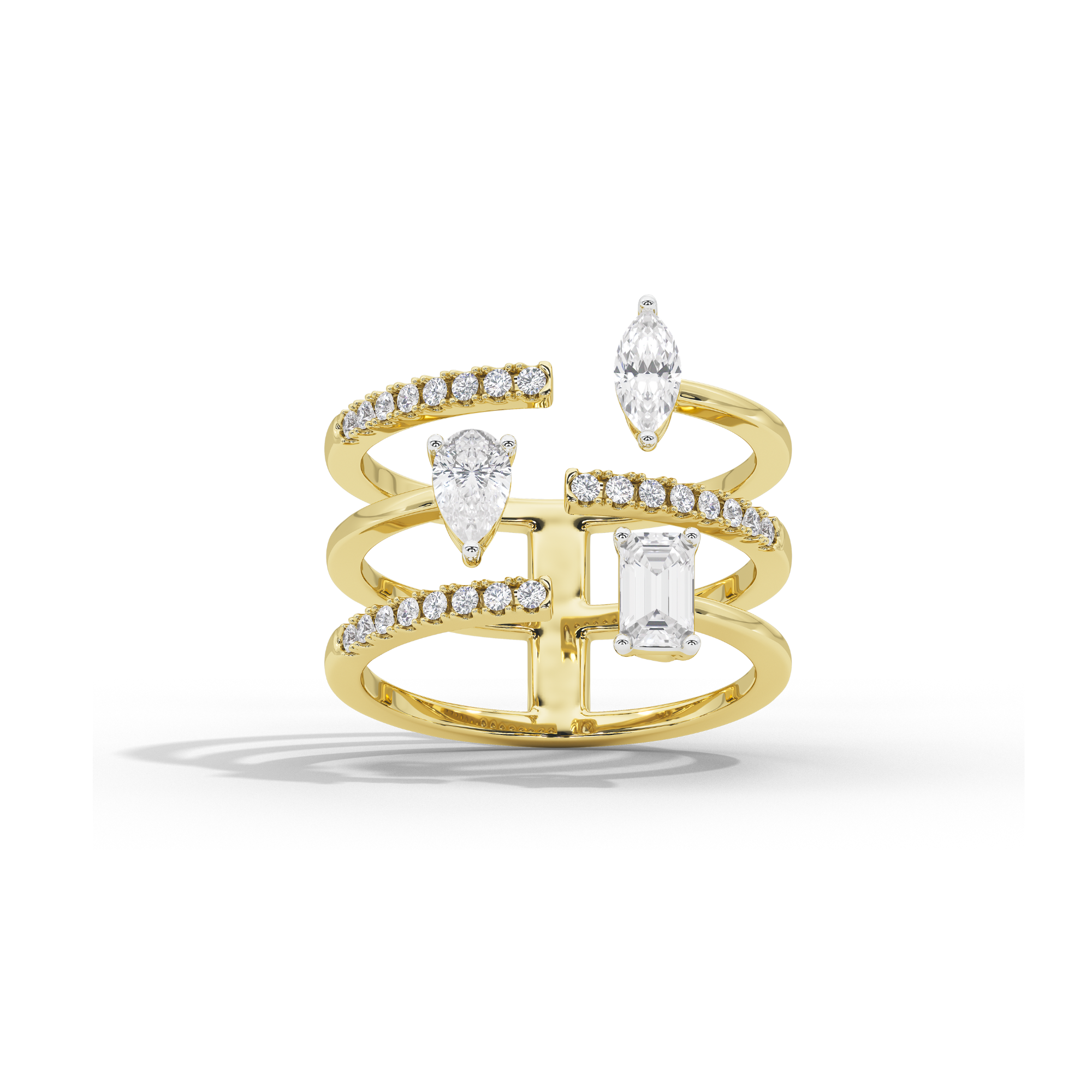 Trium Magna Diamond Ring