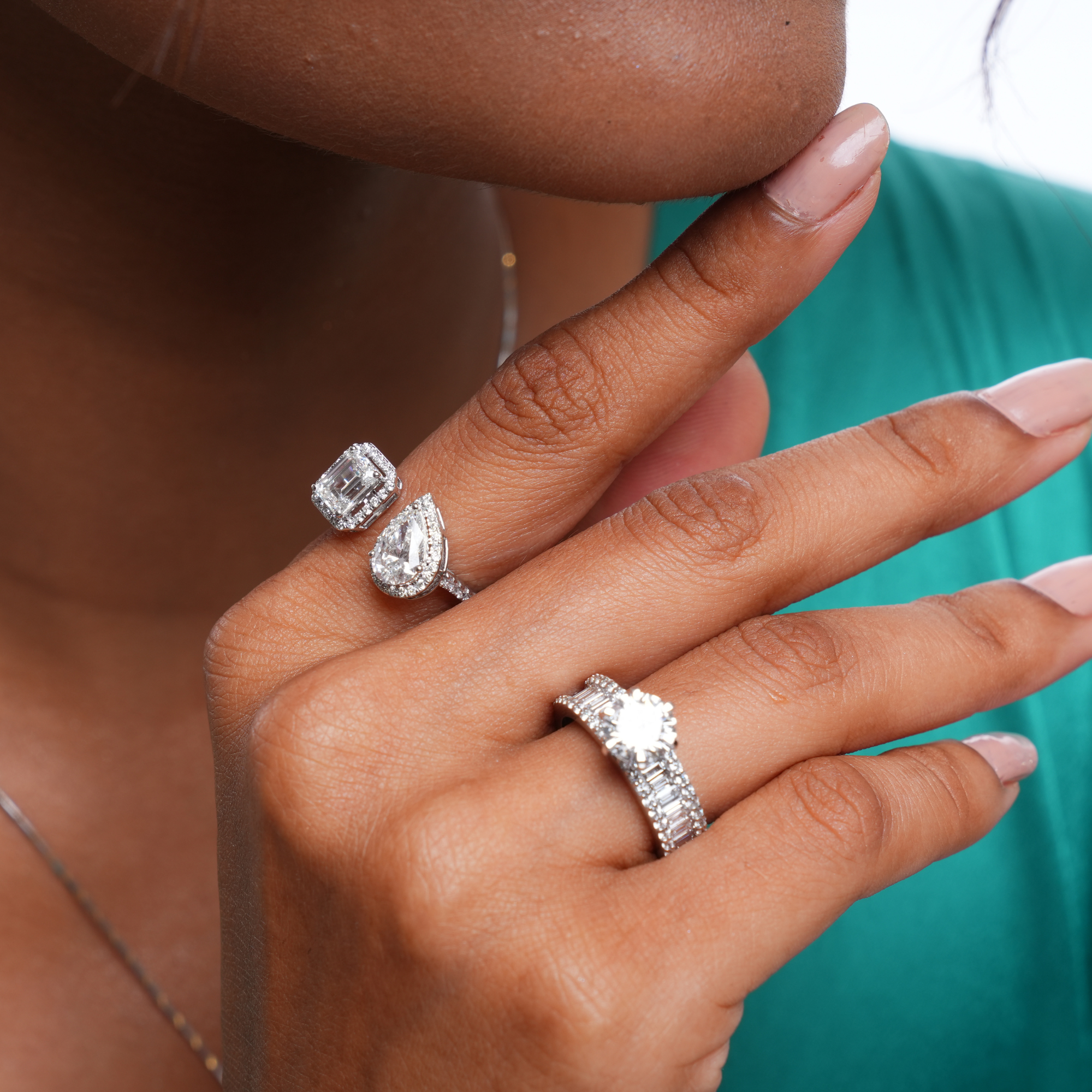 1.5 CT Astral Round Engagement Ring