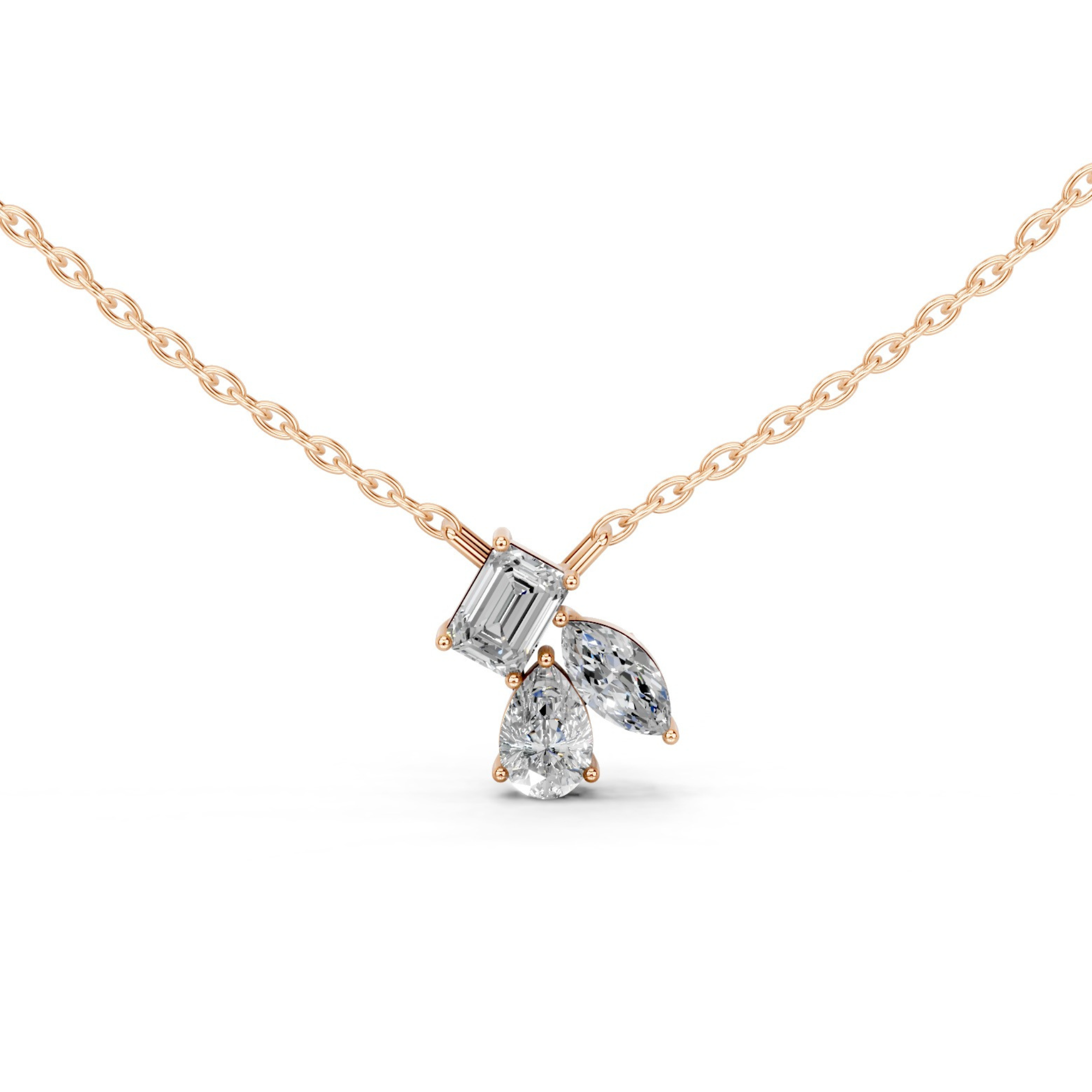 3.3 CT Trio Nova Diamond Pendant
