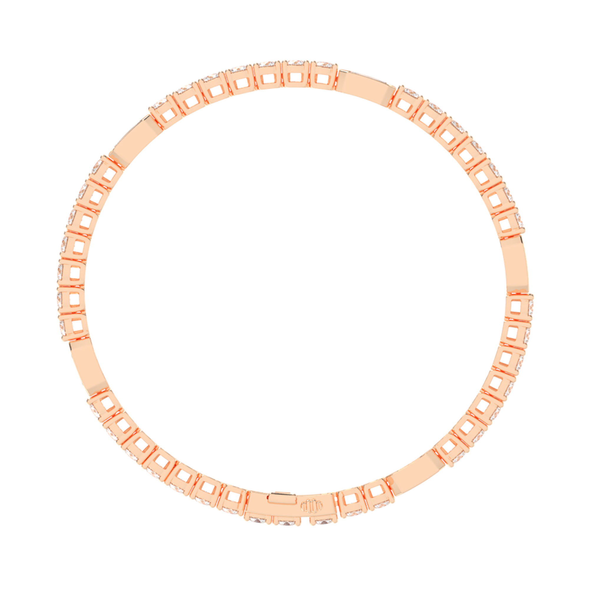 11 Cent Emerald Station Tennis Bracelet