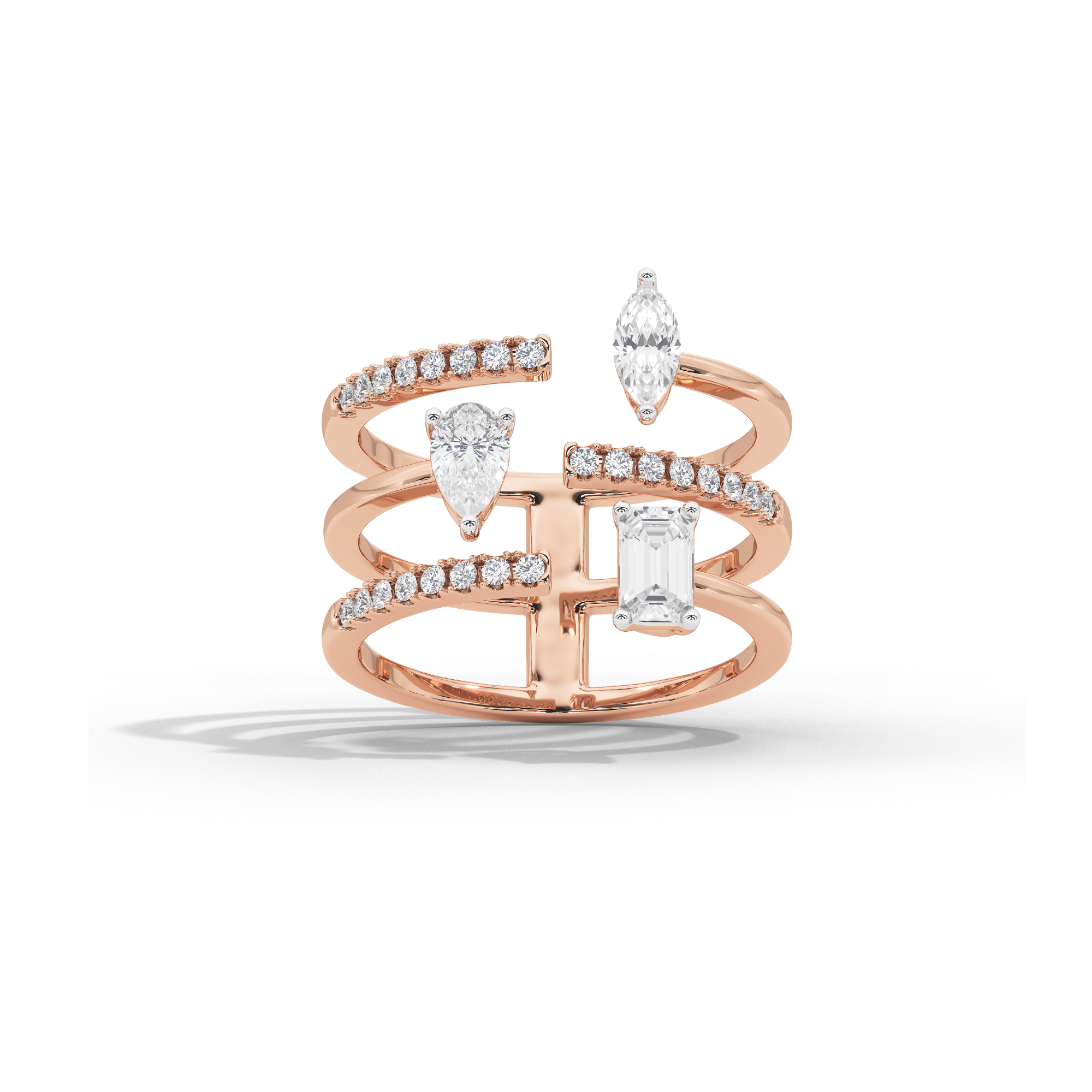 Trium Magna Diamond Ring