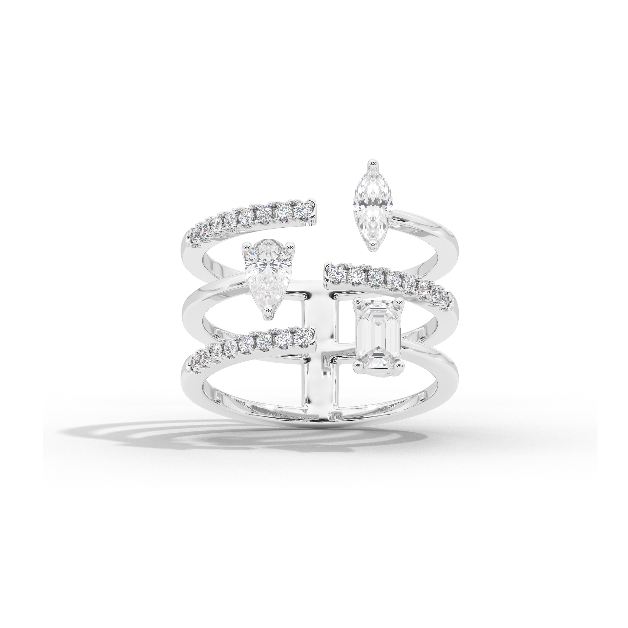 Trium Magna Diamond Ring