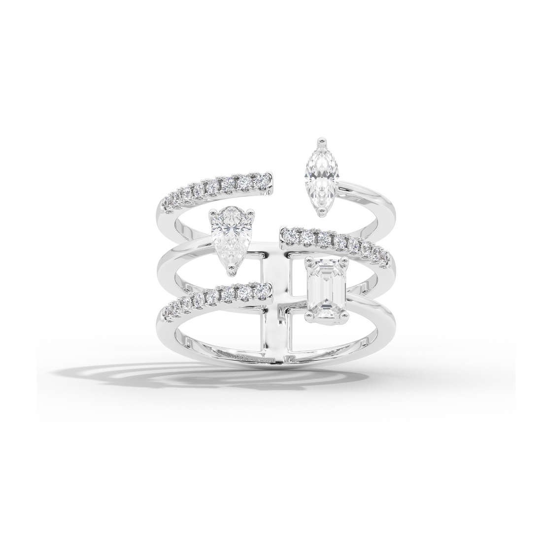 Trium Magna Diamond Ring