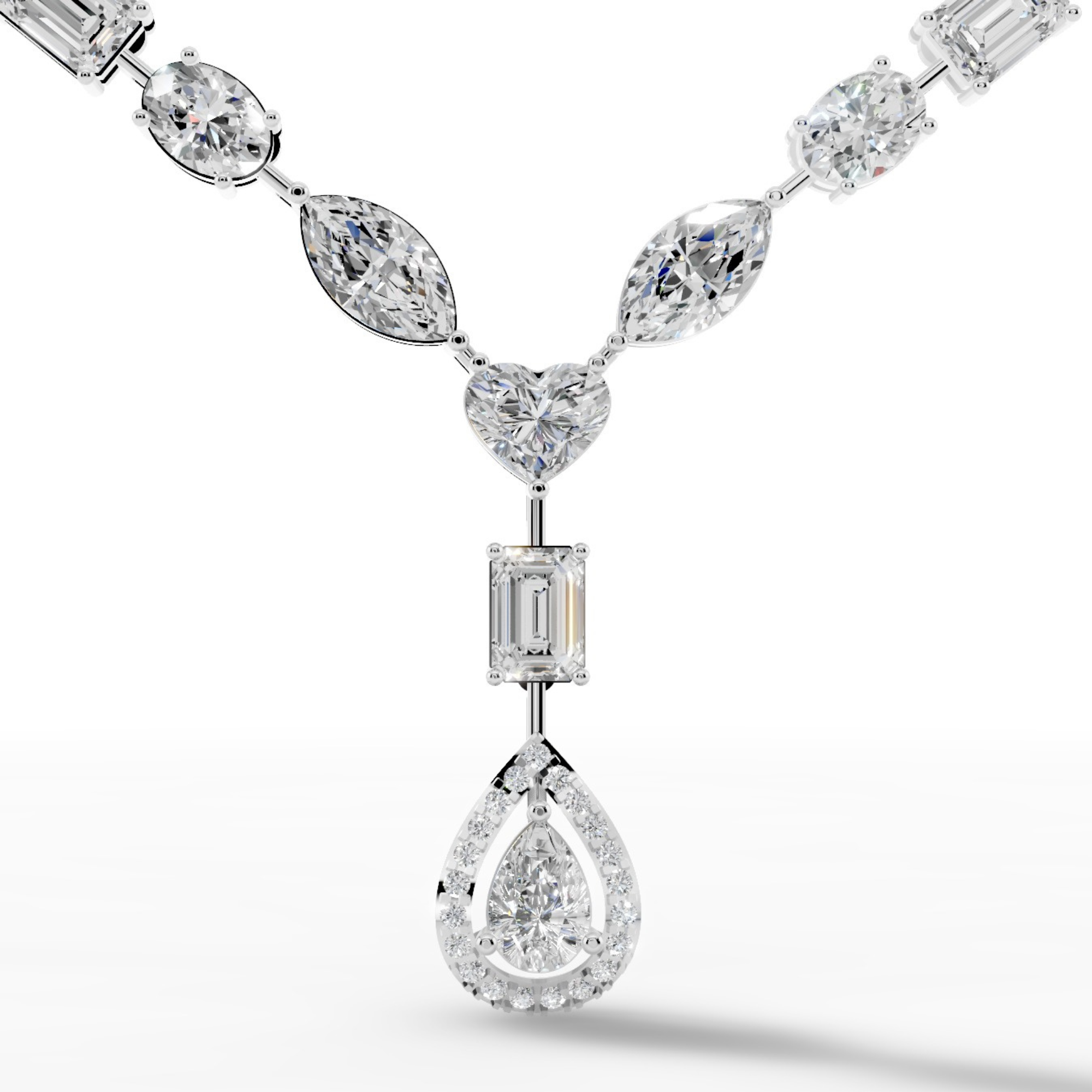 Celestial Medley Diamond Necklace