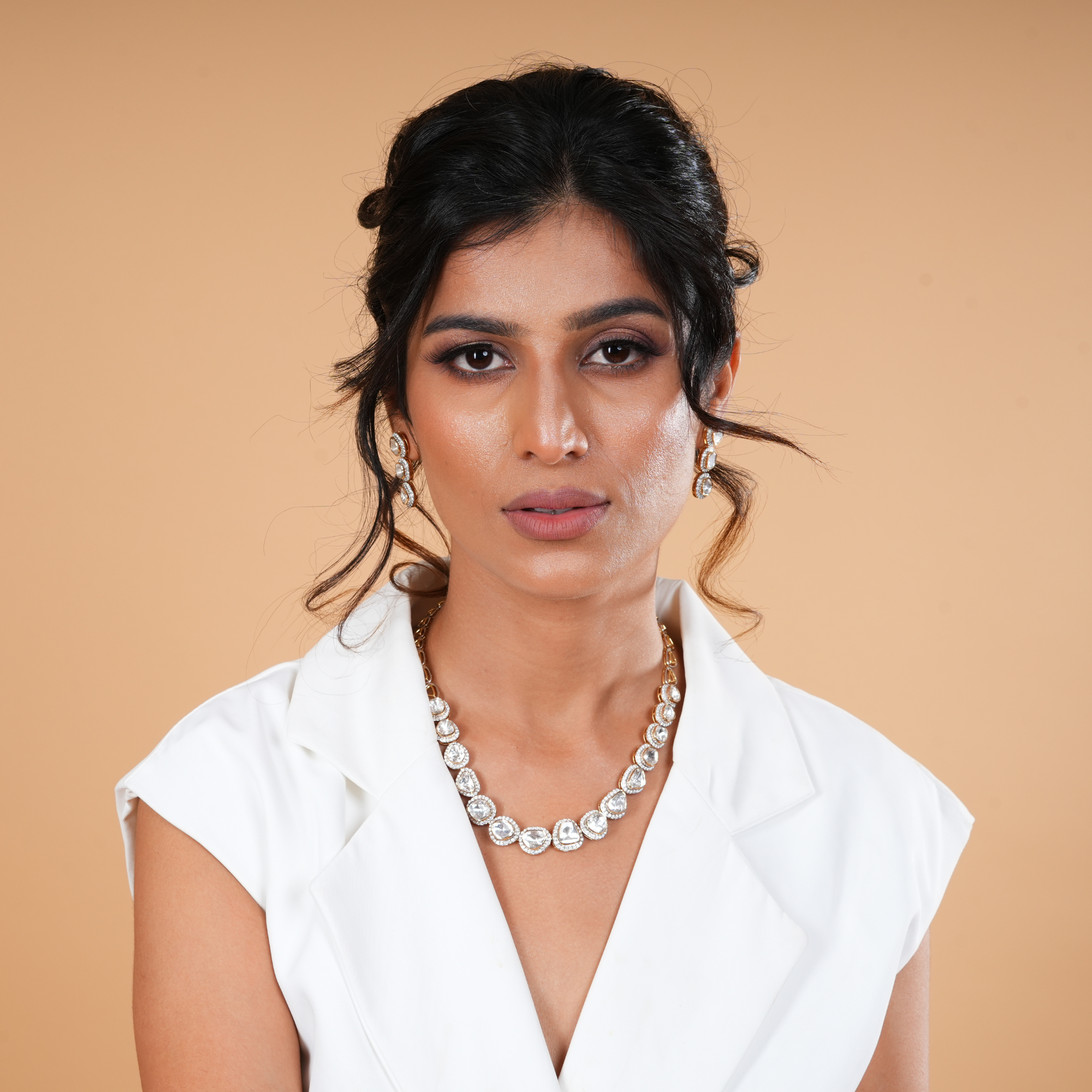 Antique Brilliance Polki Diamond Necklace