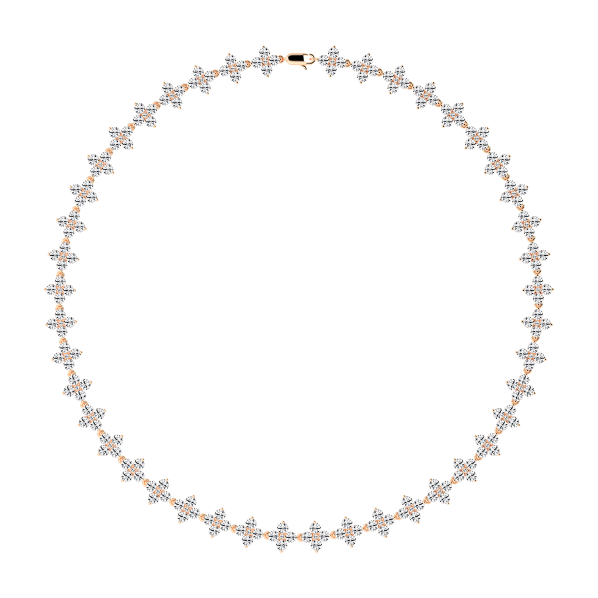Star-Crossed Diamond Necklace